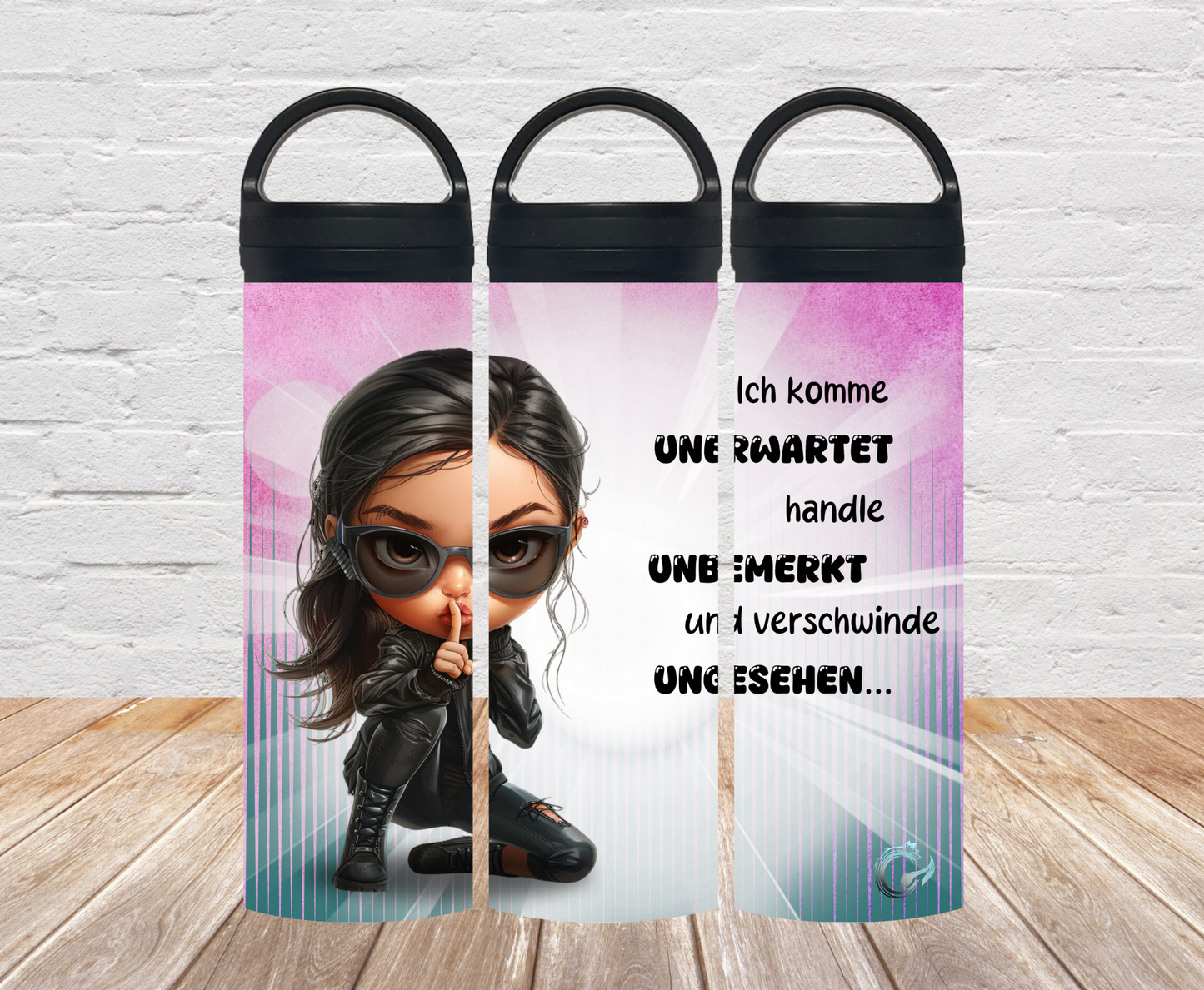 „Spionin“ Thermosflasche