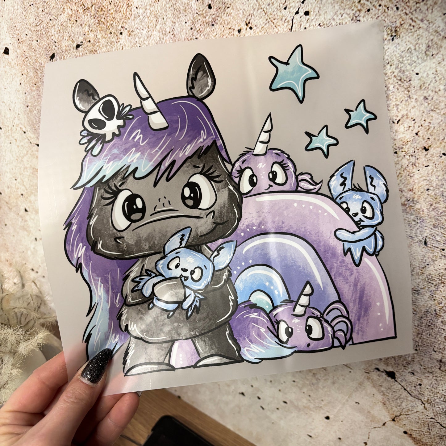 GlamCups Bügelbild Schnubbi „ Gruselfreunde"