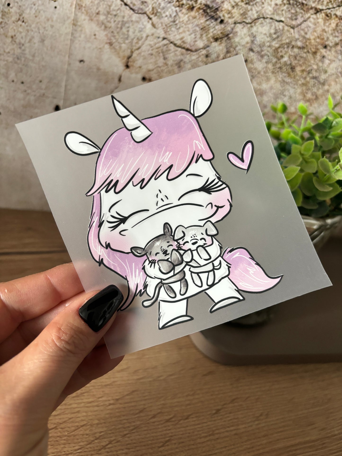 GlamCups Bügelbild Schnubbi „ Kuschelfreunde“