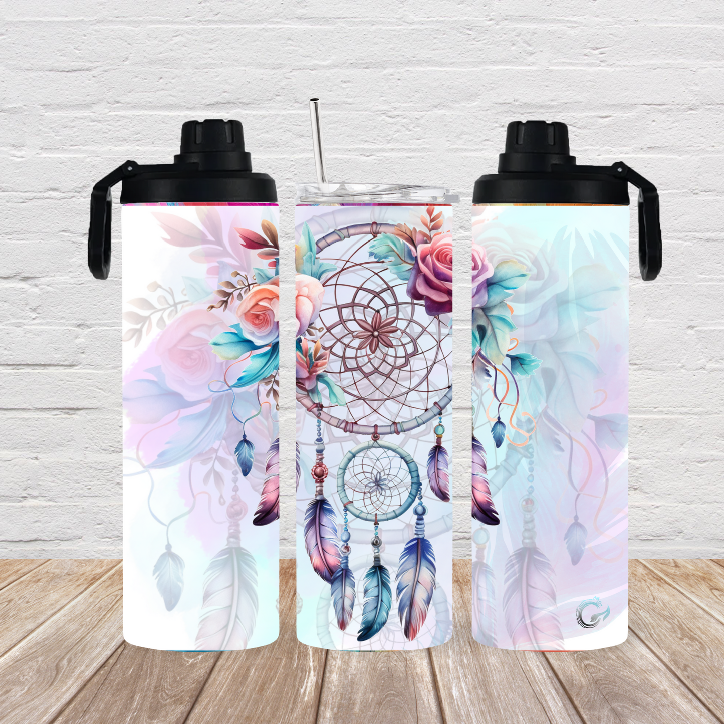 Drehverschluss 2 Deckel “Traumfänger lila“