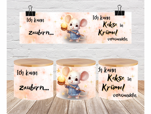 Zaubermaus - Keks - Leckerli- Keramikdose 450ml