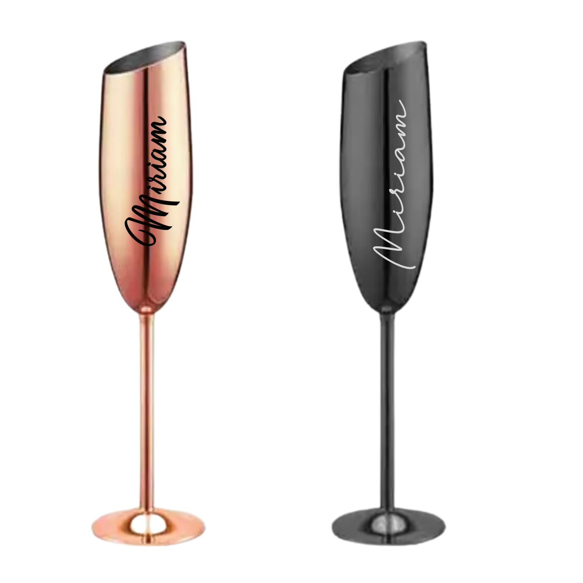 Sektglas Edelstahl „dein Design"