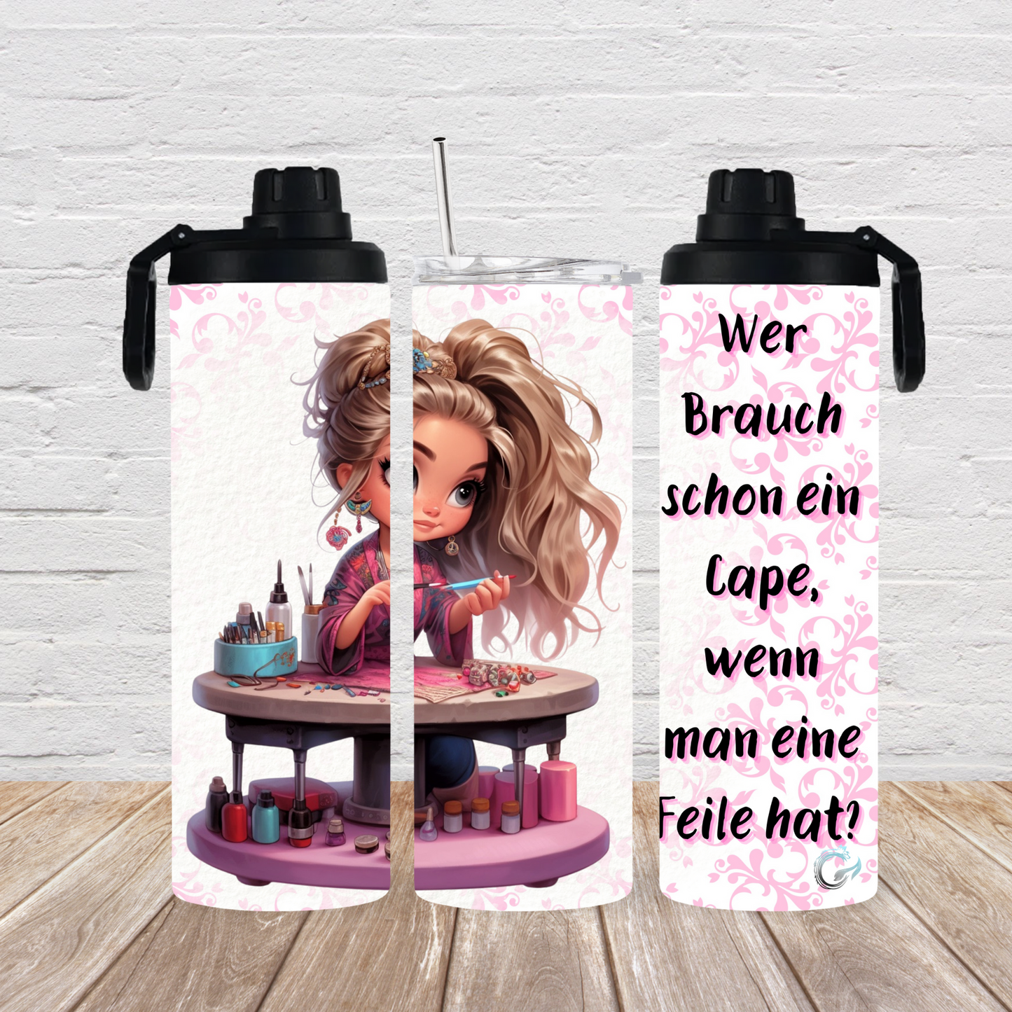 ThermoCup Drehverschluss 2 Deckel „NailArt“