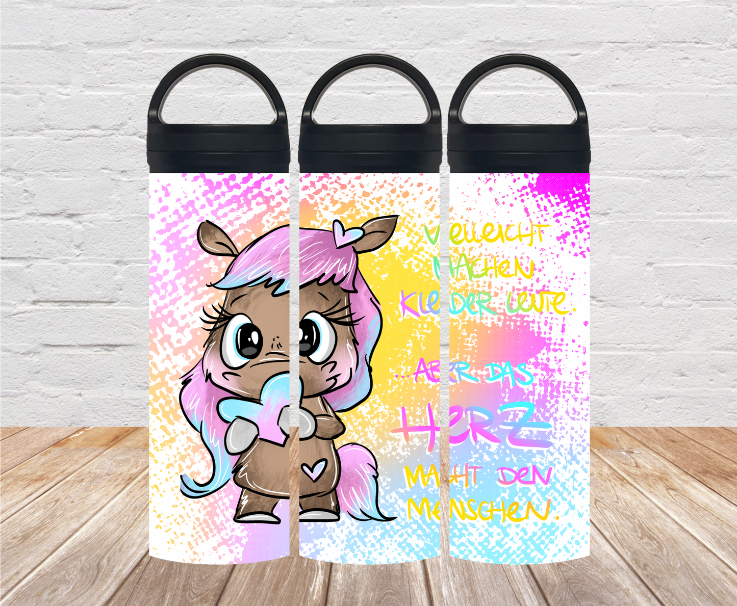 “Herz macht Menschen“ Thermosflasche 700ml