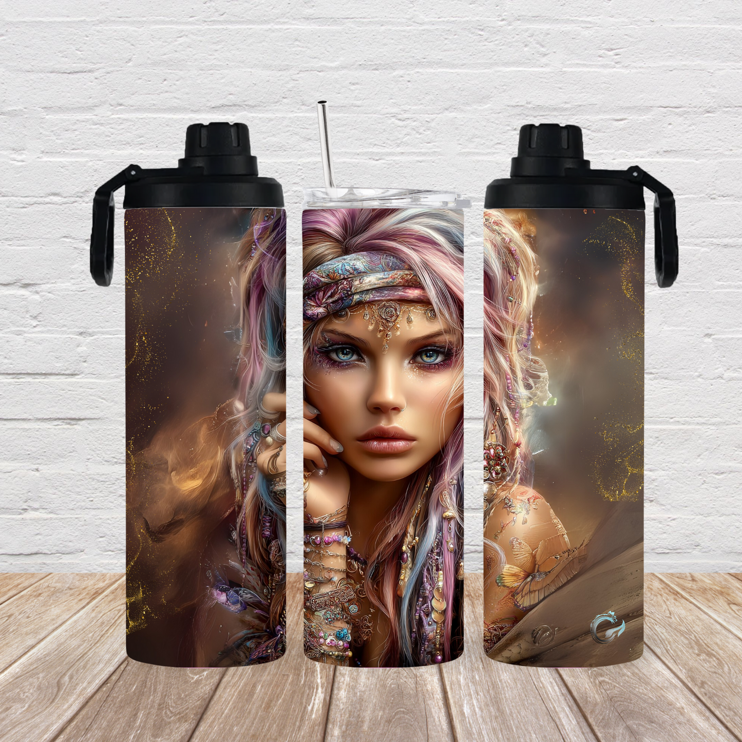 Drehverschluss 2 Deckel “Boho Queen“