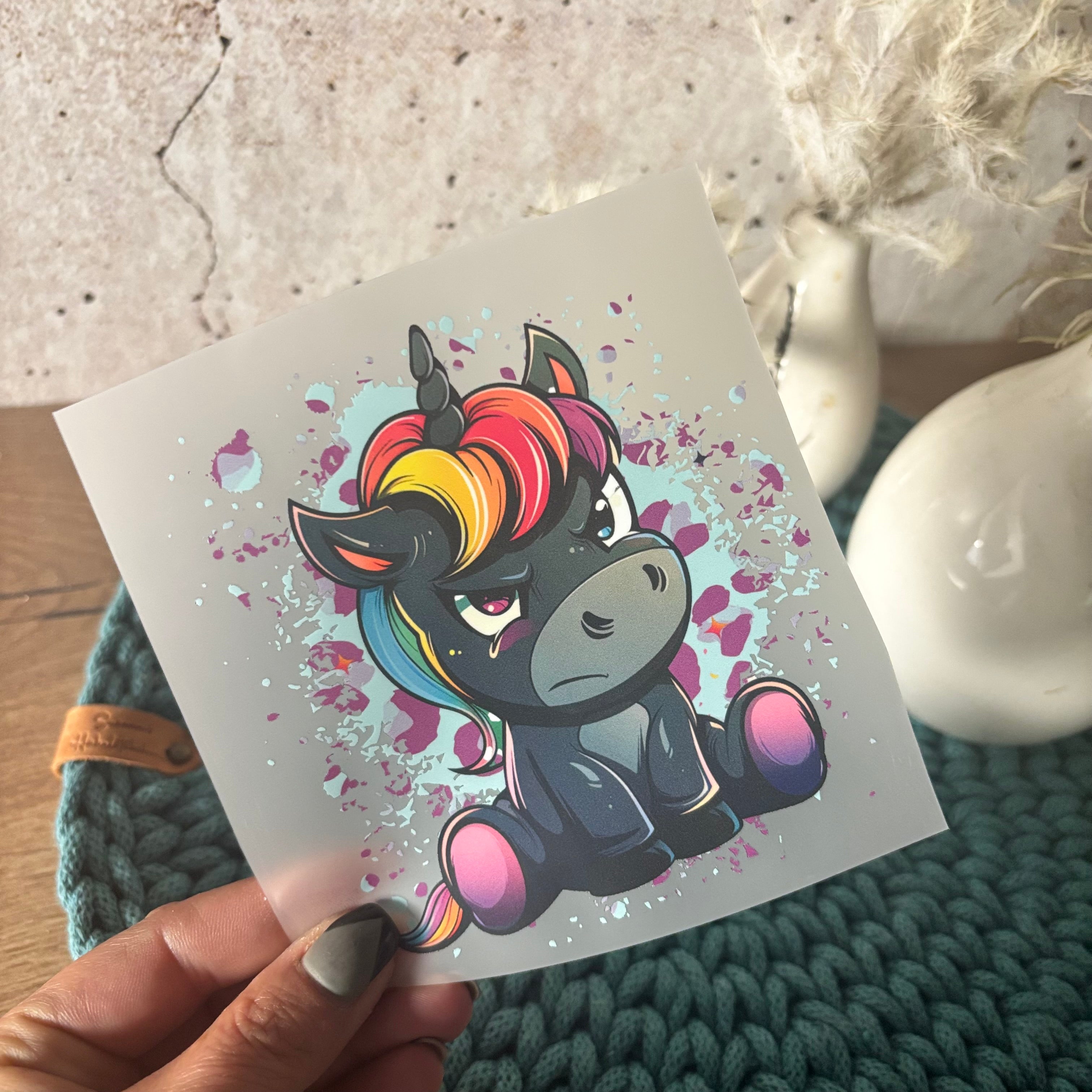 GlamCups Bügelbild „Bock"