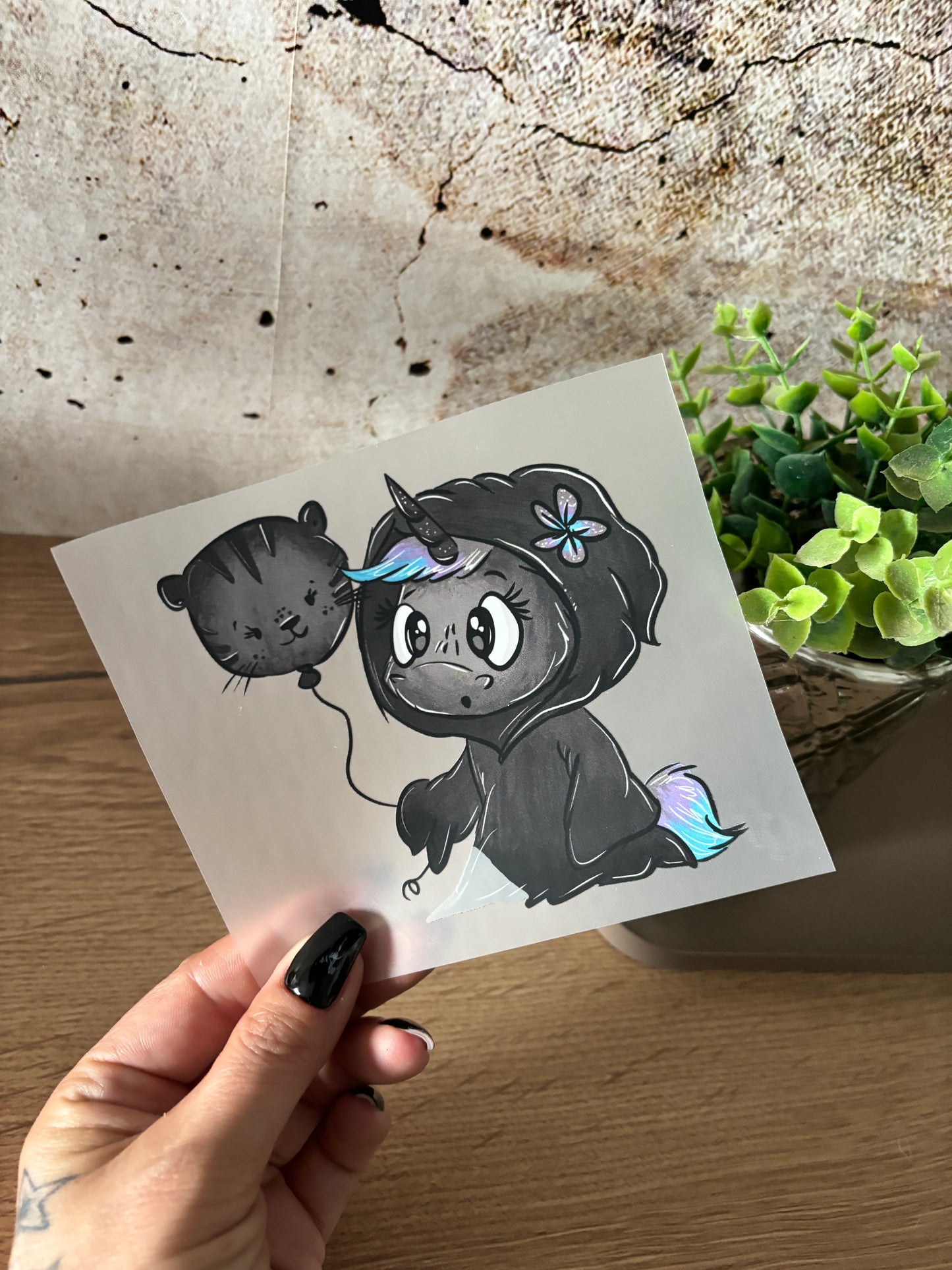 GlamCups Bügelbild Schnubbi „ Cute Psycho“