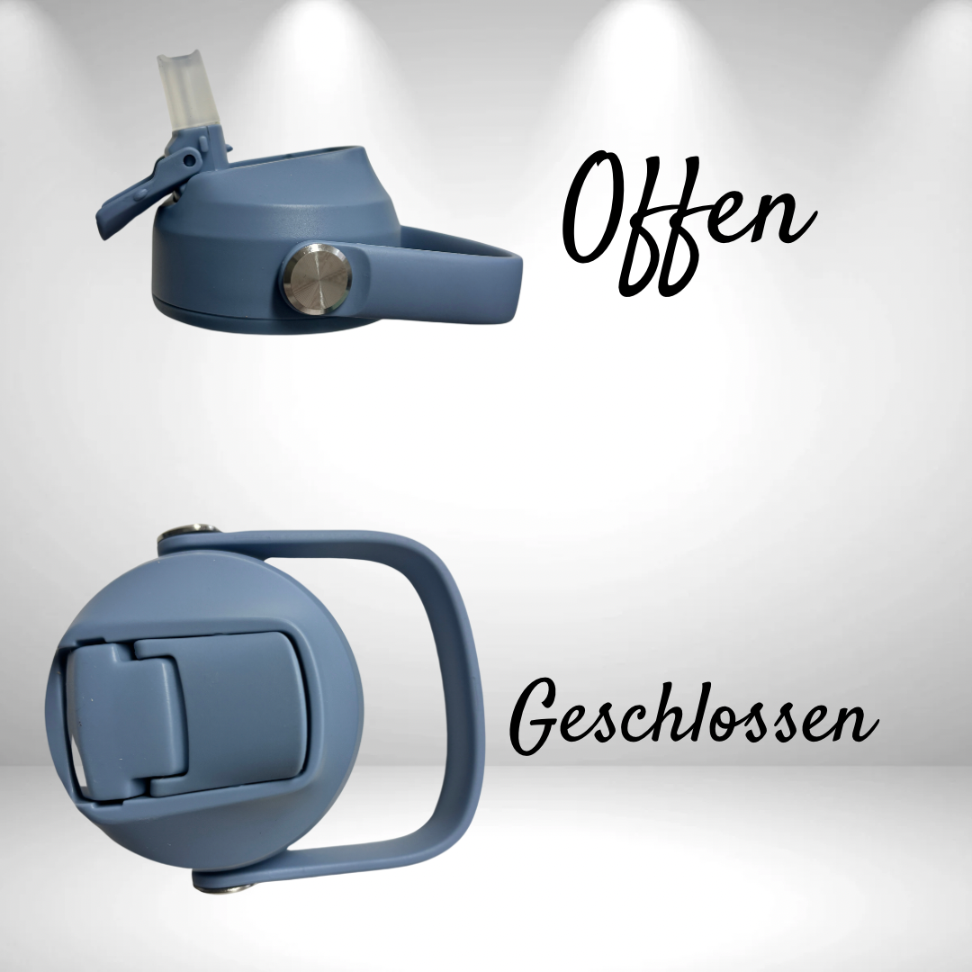 Deckel für Thermosflaschen blau