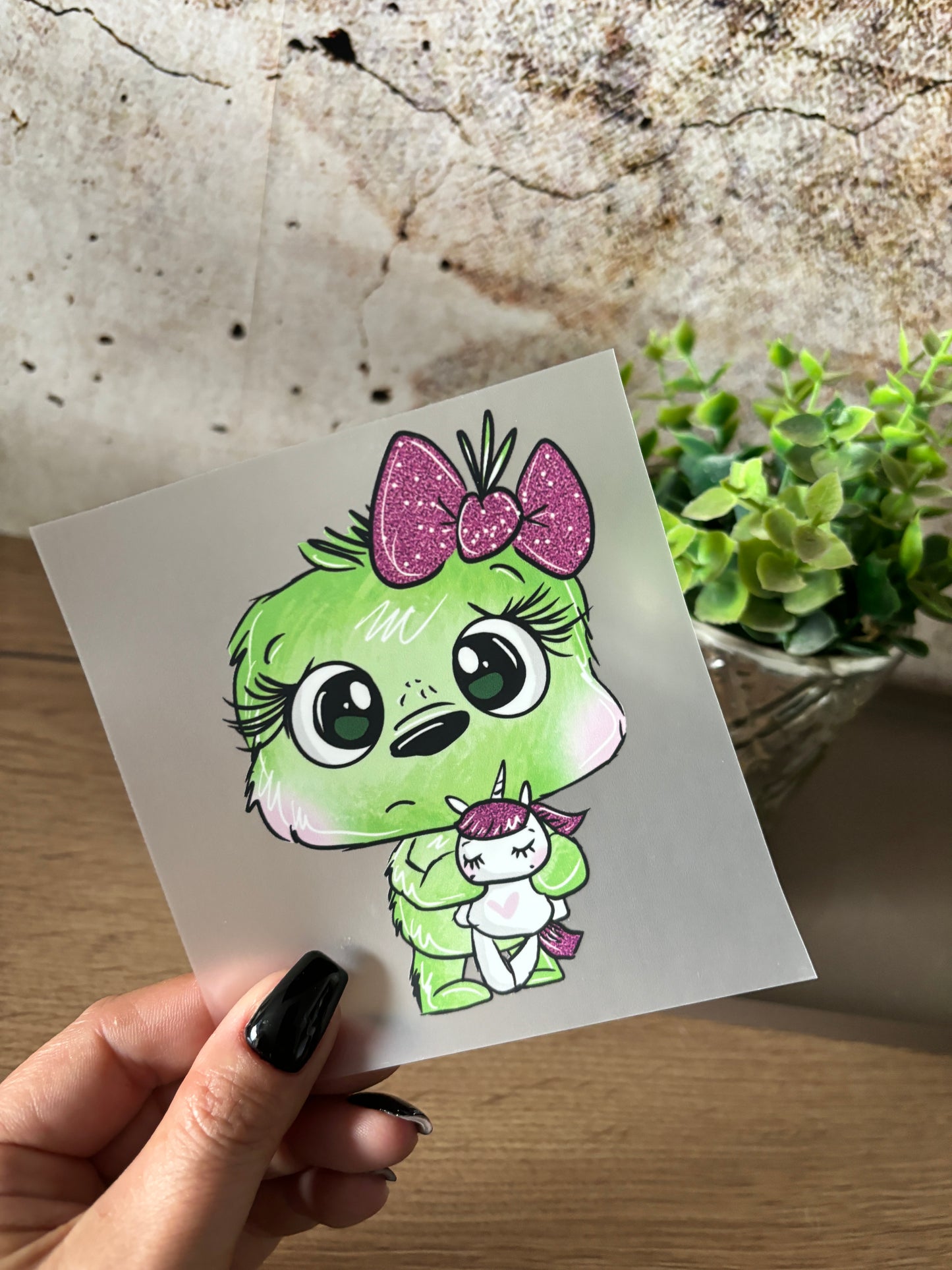 GlamCups Bügelbild Schnubbi „ Schnuti“