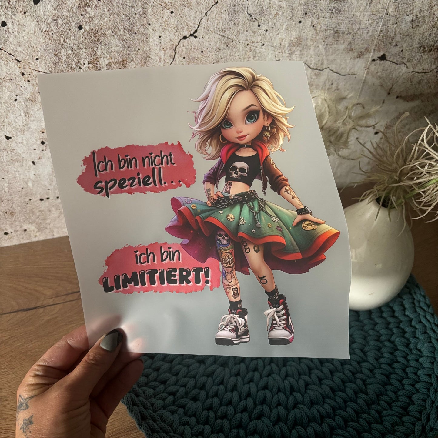 GlamCups Bügelbild „Limitiert"