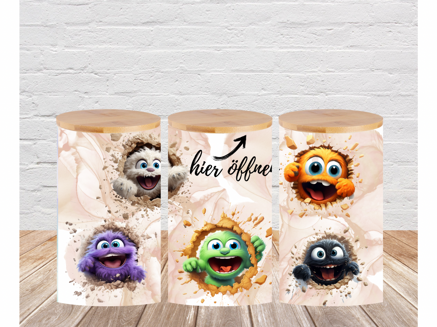 „Monsterchen“ - Keks - Leckerli- Keramikdose