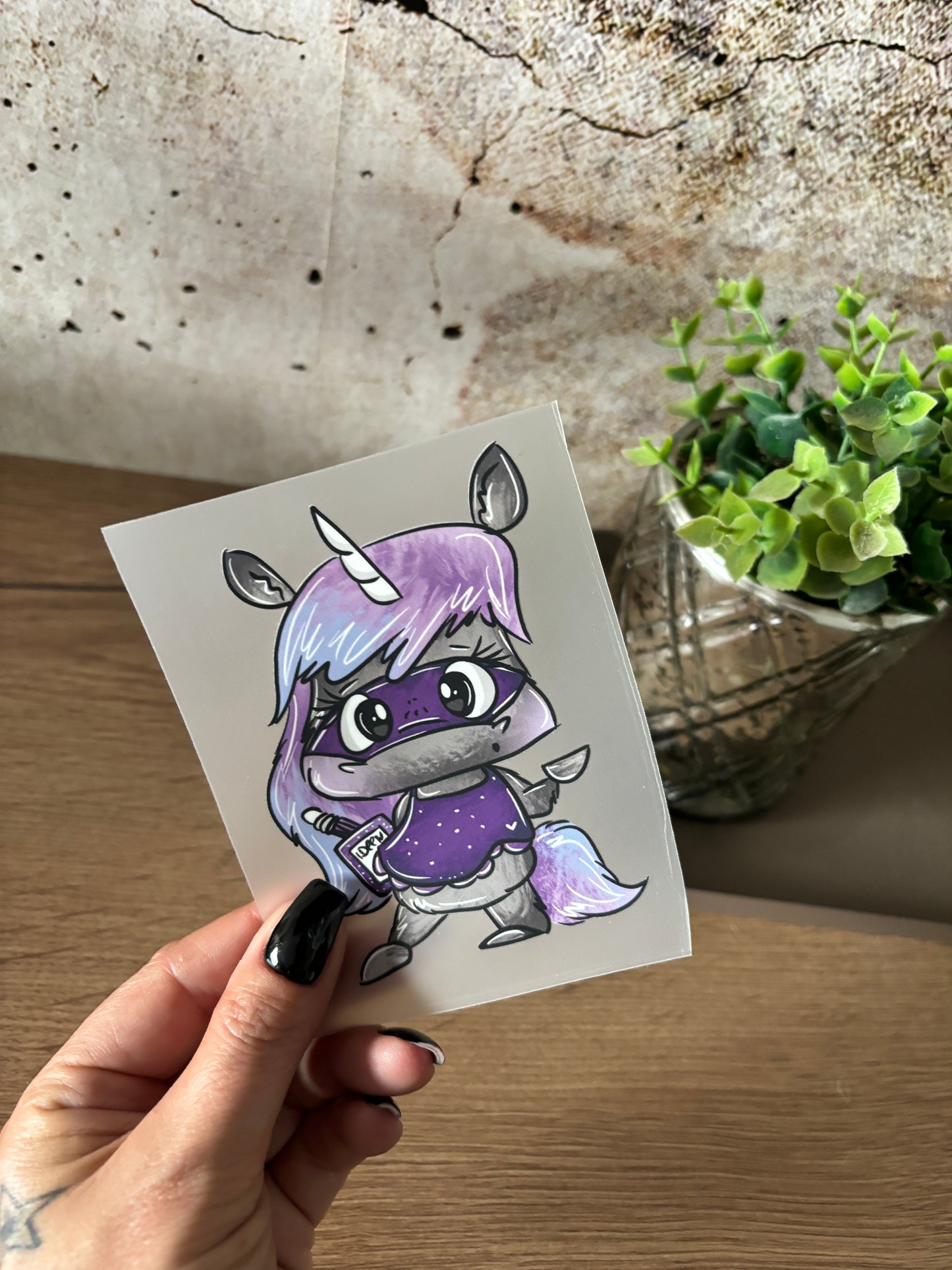 GlamCups Bügelbild Schnubbi „ Ideeenklau“