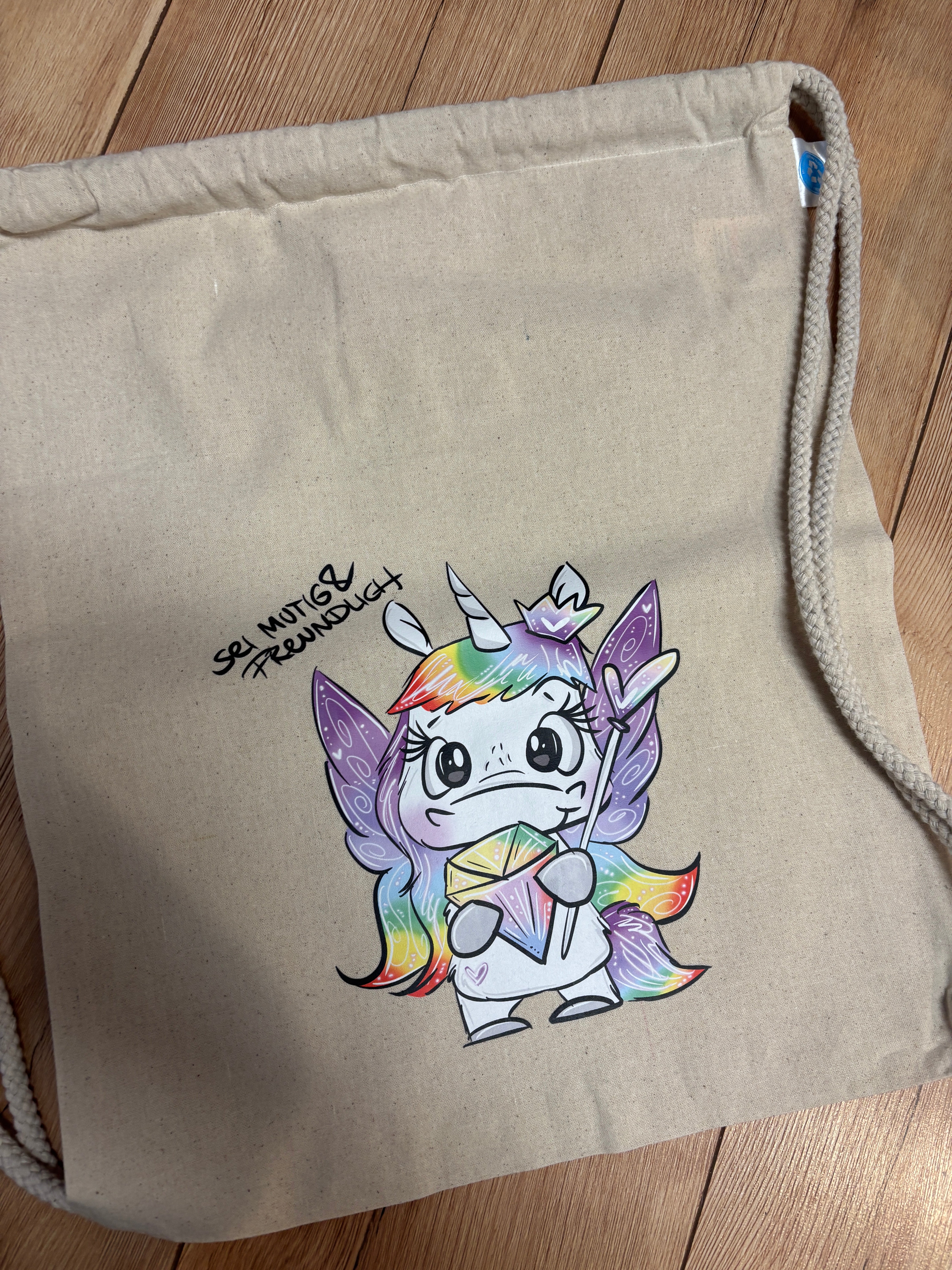 Sportbeutel mit Motiv beidseitig