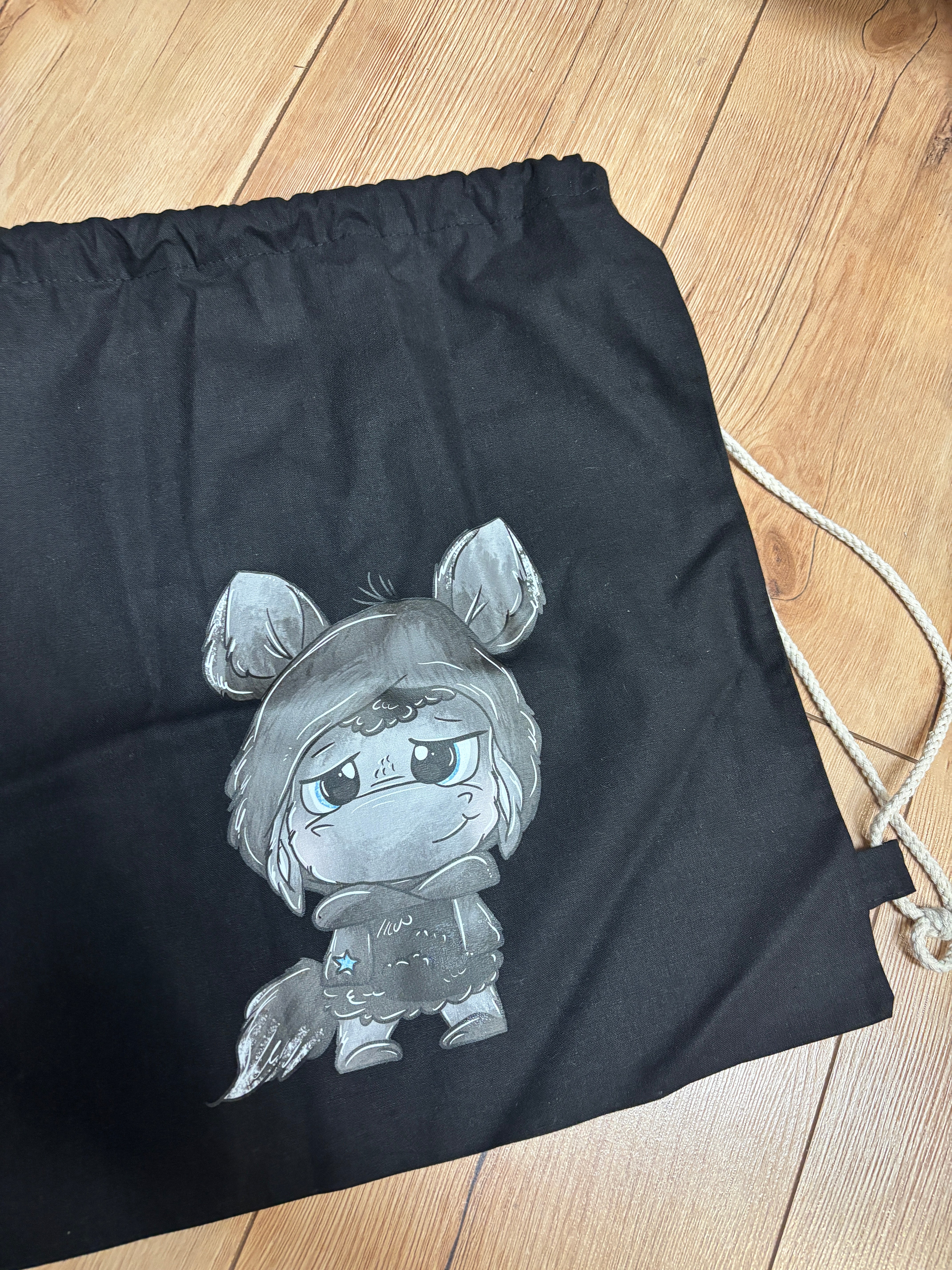 Sportbeutel mit Motiv beidseitig