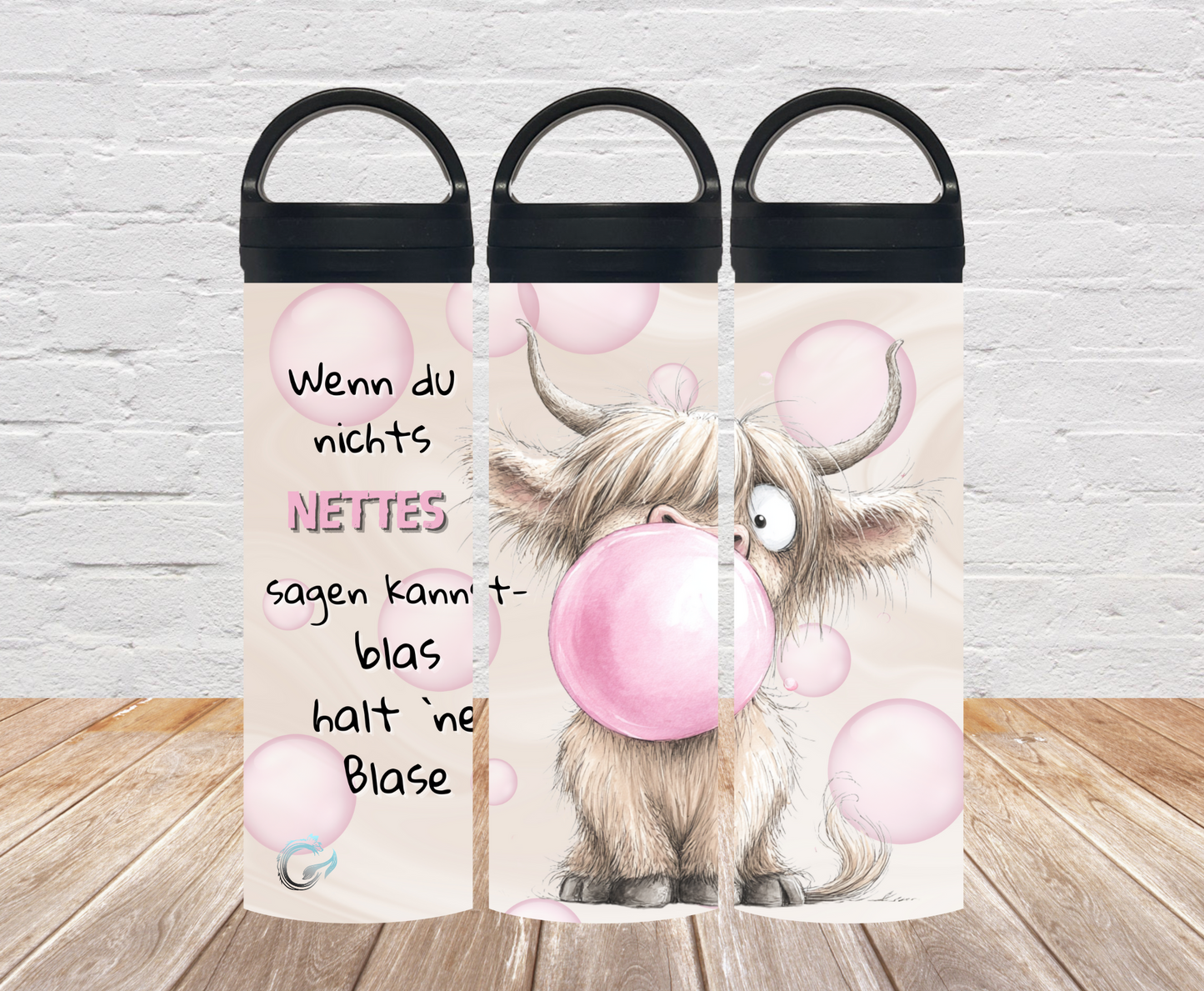 „blas halt 'ne Blase“ Thermosflasche 500ml / 700ml