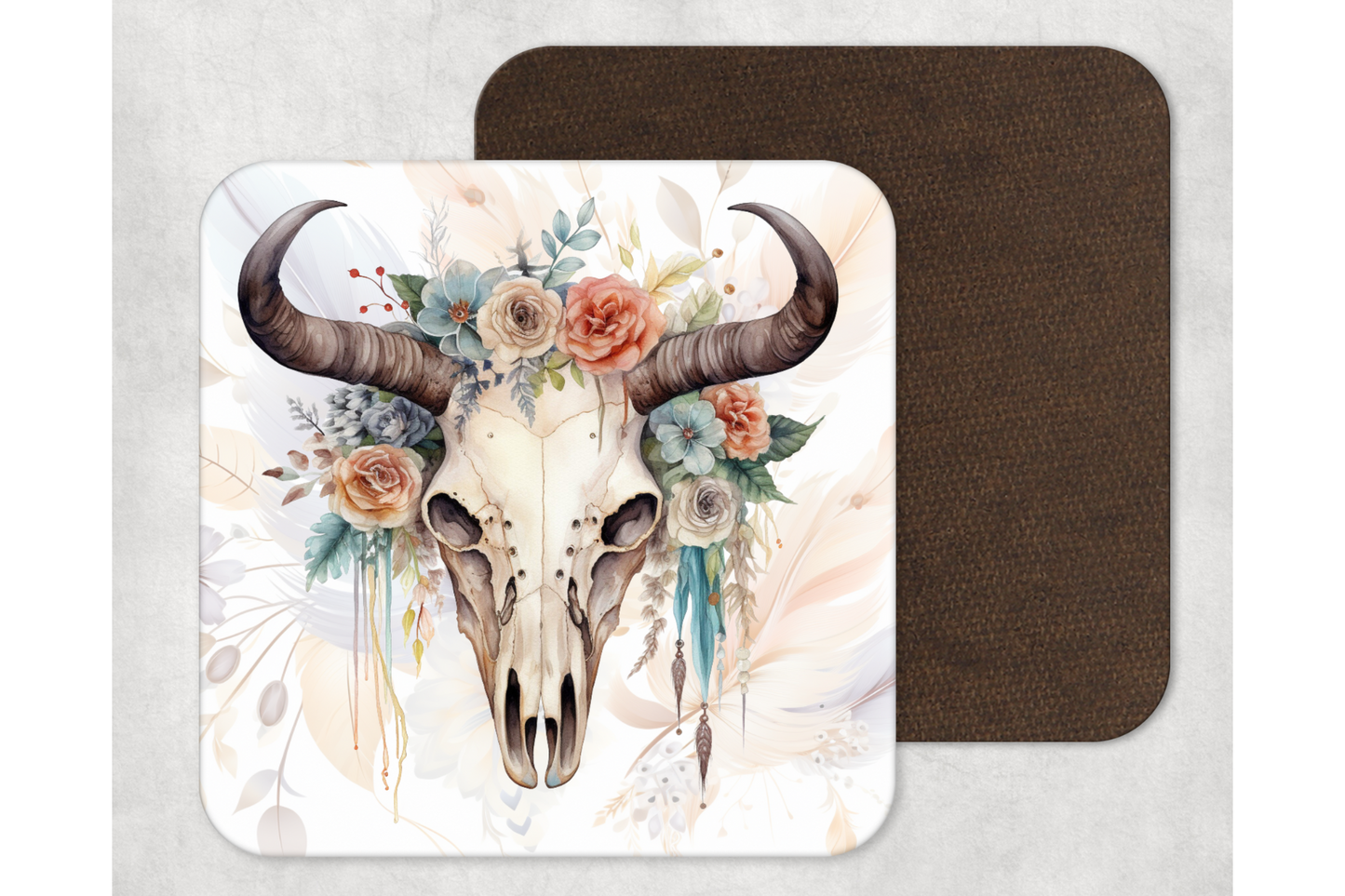 Untersetzer „Cow Skull“