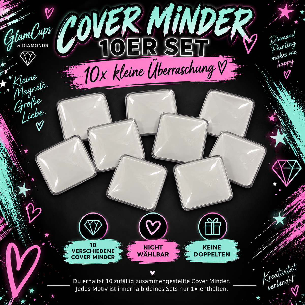 Cover Minder 10er Set – Überraschungsmix