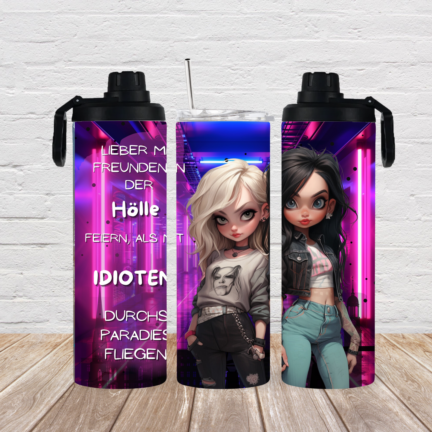 ThermoCup Drehverschluss 2 Deckel „Hölle“