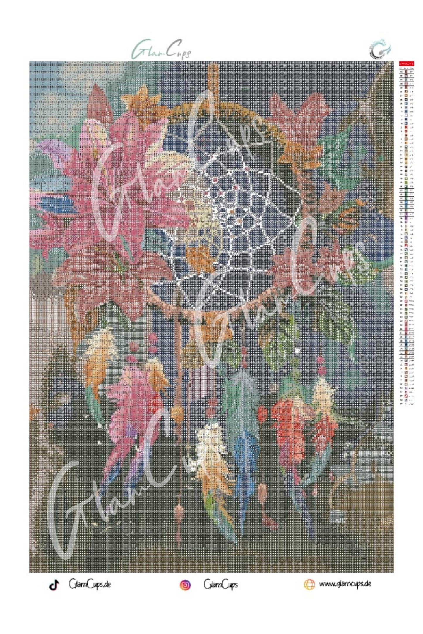 Diamond Painting Dreamcatcher (50x70cm) + AB & Fairy Dust