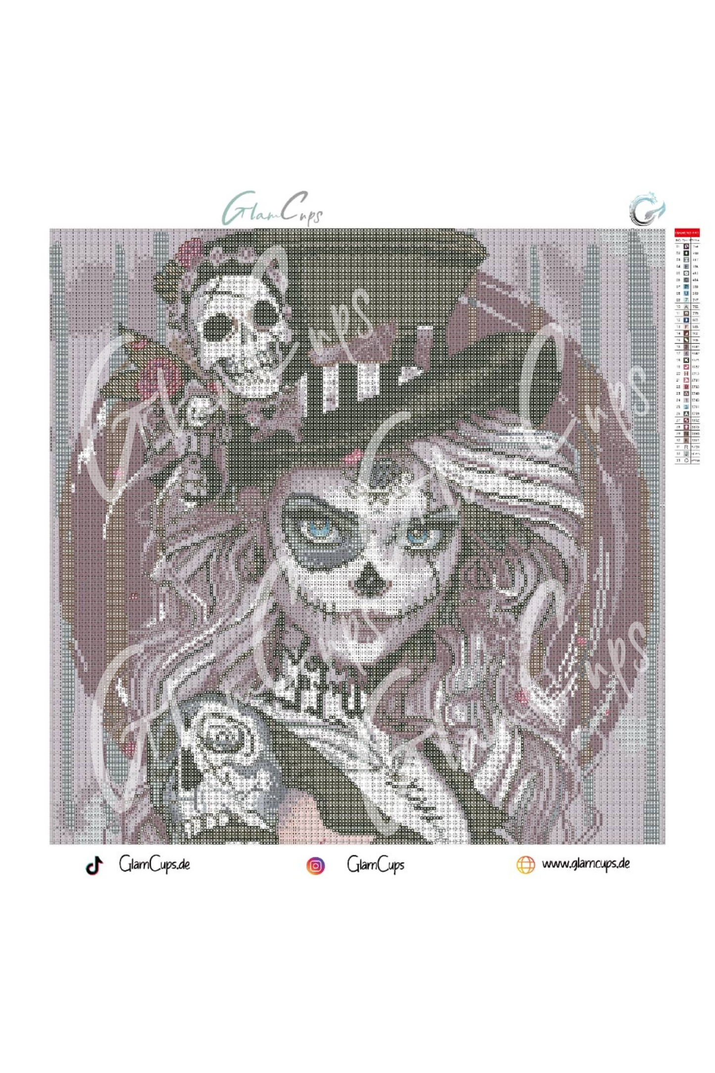 Diamond Painting Hildegard (50x50cm) + Fairy Dust