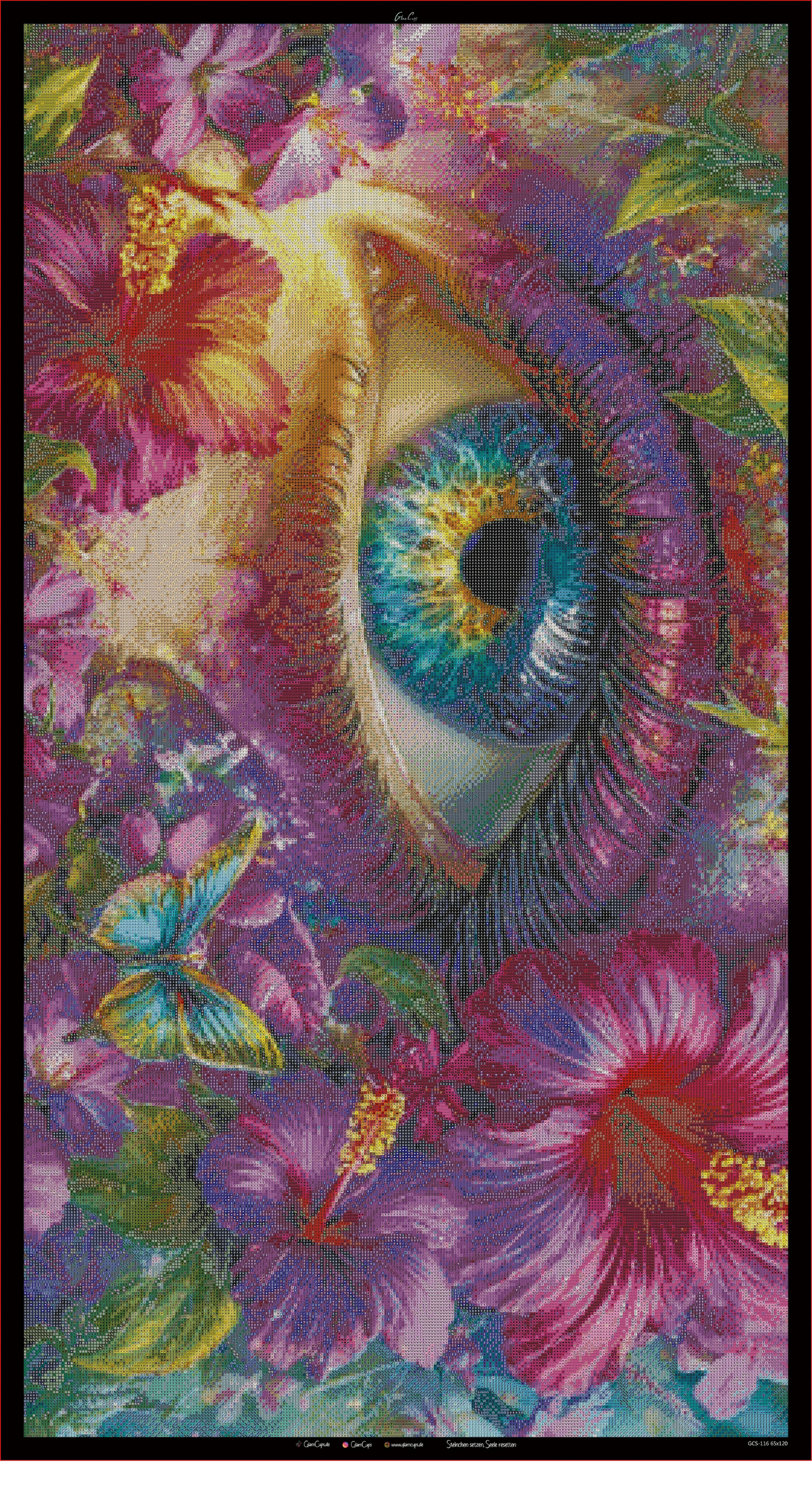 Diamond Painting "Blütenblick" 120x65cm