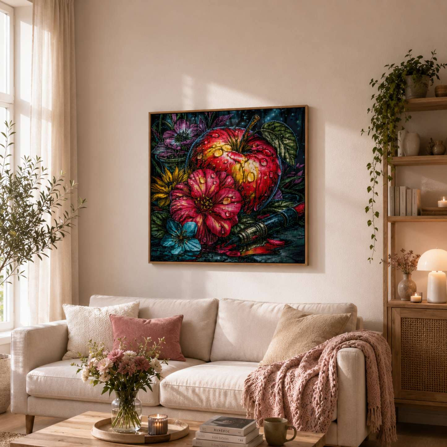 Vorbestellen: Diamond Painting "Apfelgeflüster" by Lexxa 70x70cm