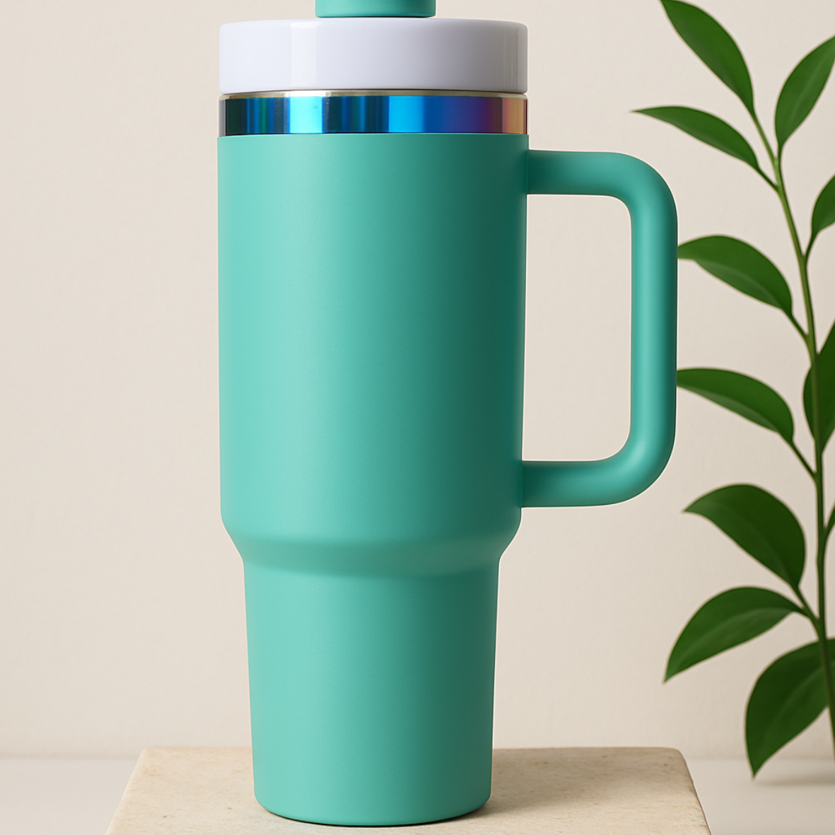 XXL Thermobecher 40 oz – mit Griff & Deckel