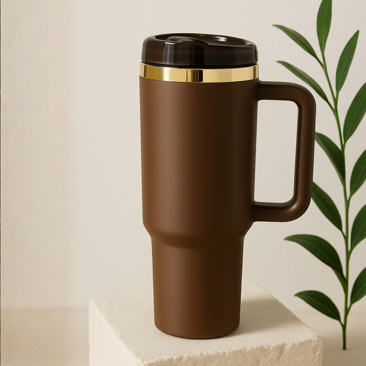 XXL Thermobecher 40 oz – mit Griff & Deckel