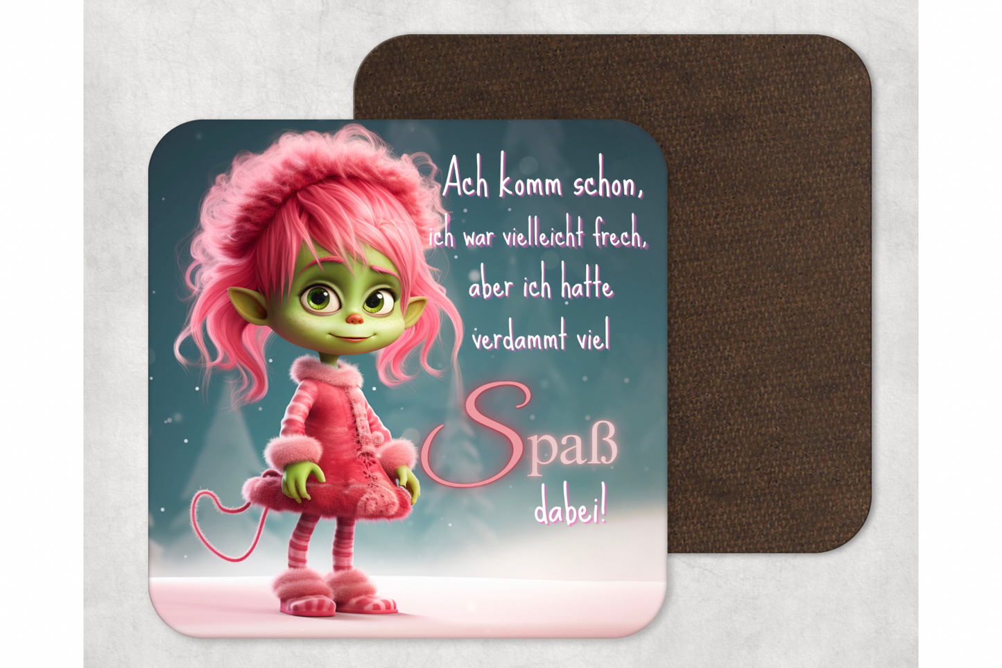 Untersetzer „komm schon… Girls Edition“