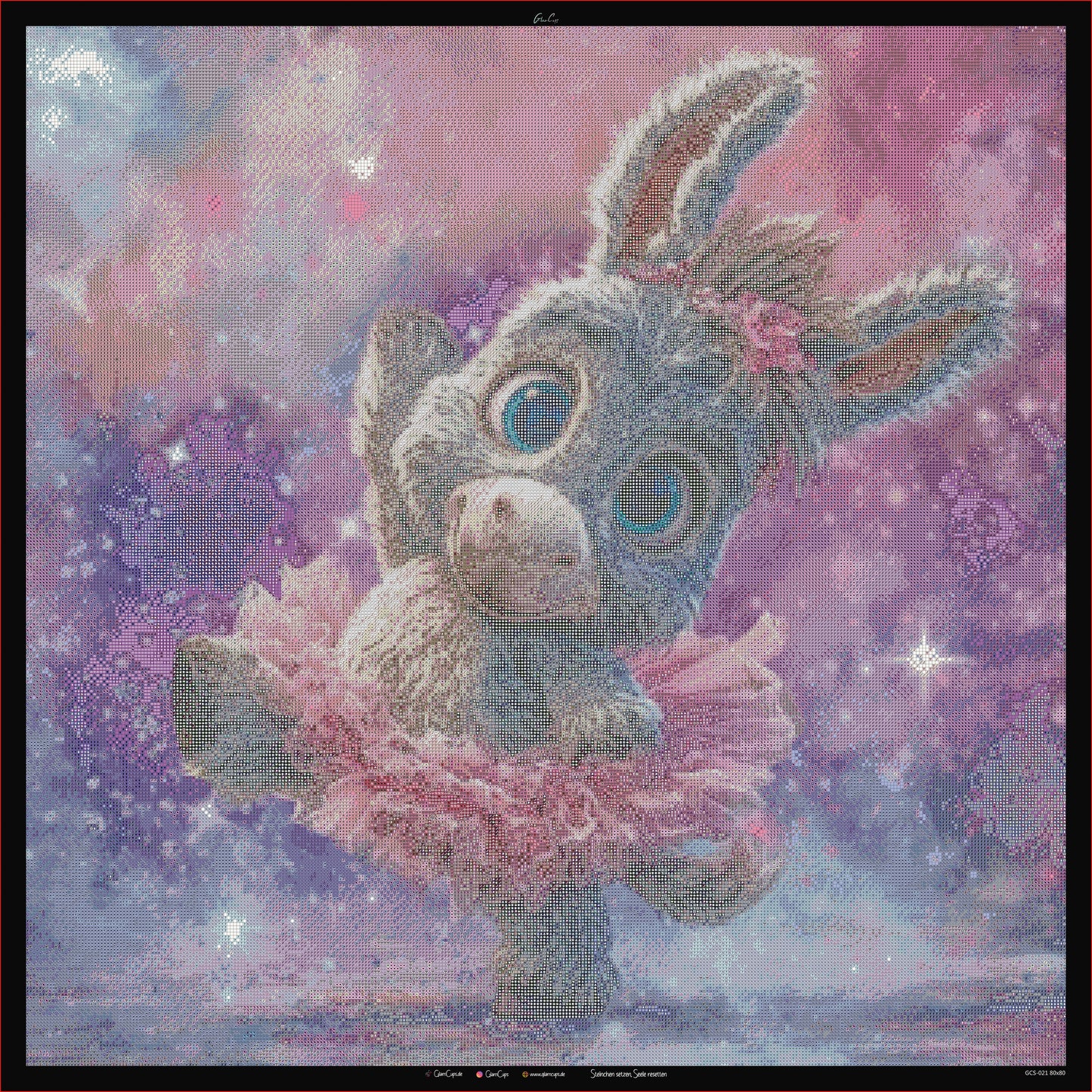 Diamond Painting "EselLina" 80x80cm