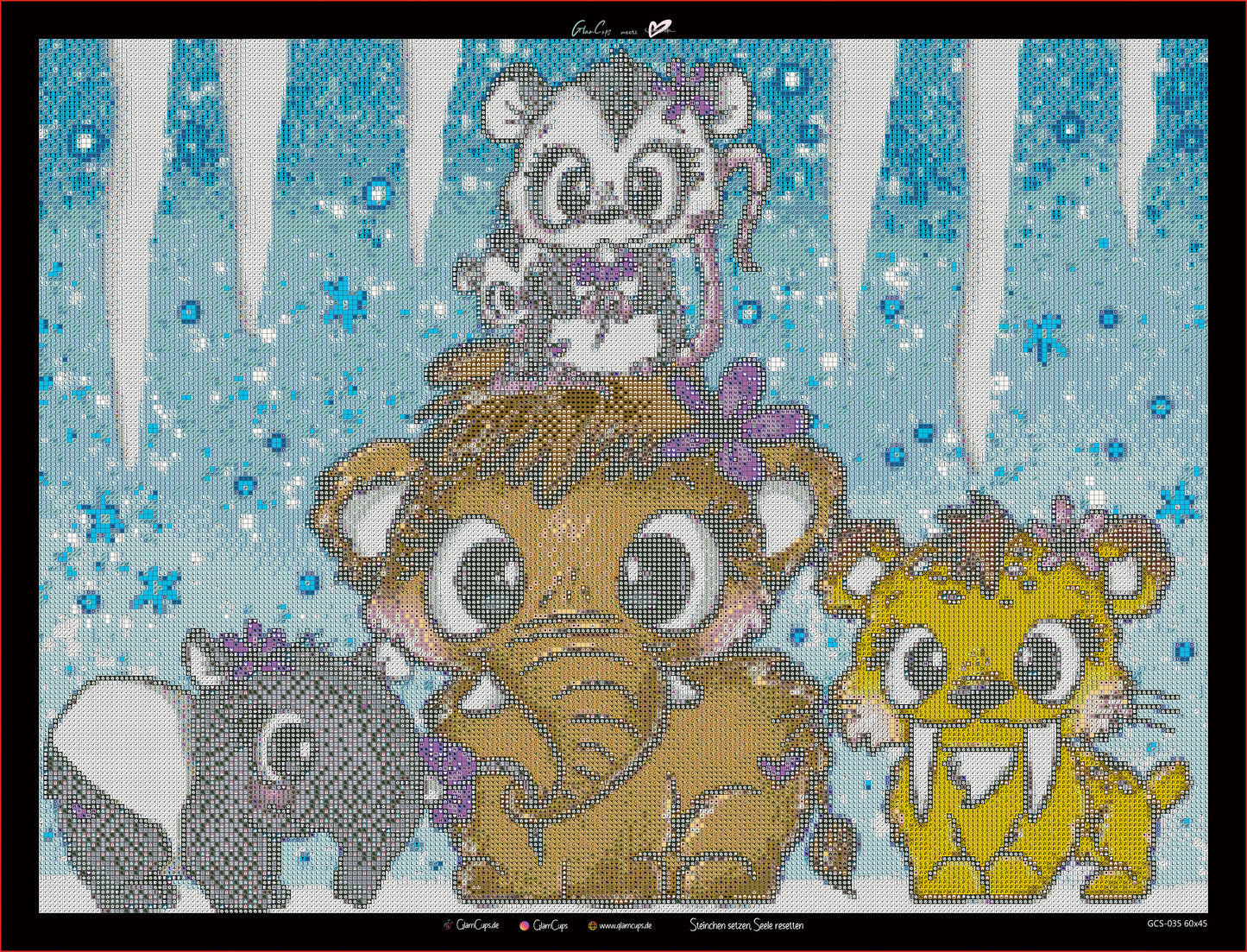 Vorbestellung: Diamond Painting "Eiszeit" 45x60cm