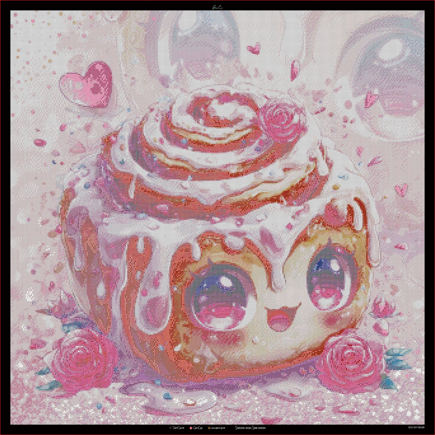 Diamond Painting "Cinnamon-Roll - by Trible-C-Design" 80x80cm