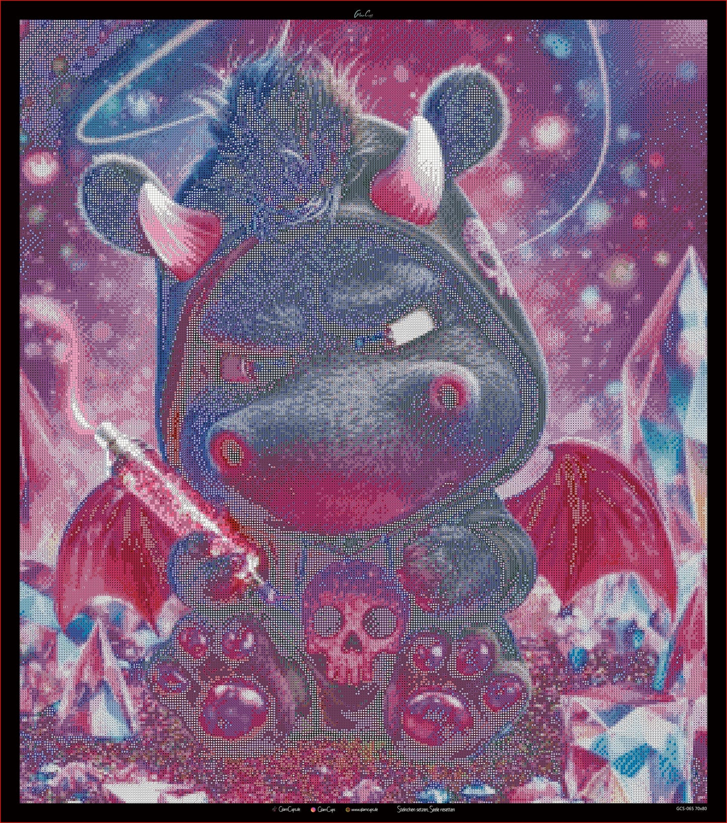 Vorbestellen: Diamond Painting "Flügel aus Fantasie by Steinchensuchti" 70cmx80cm