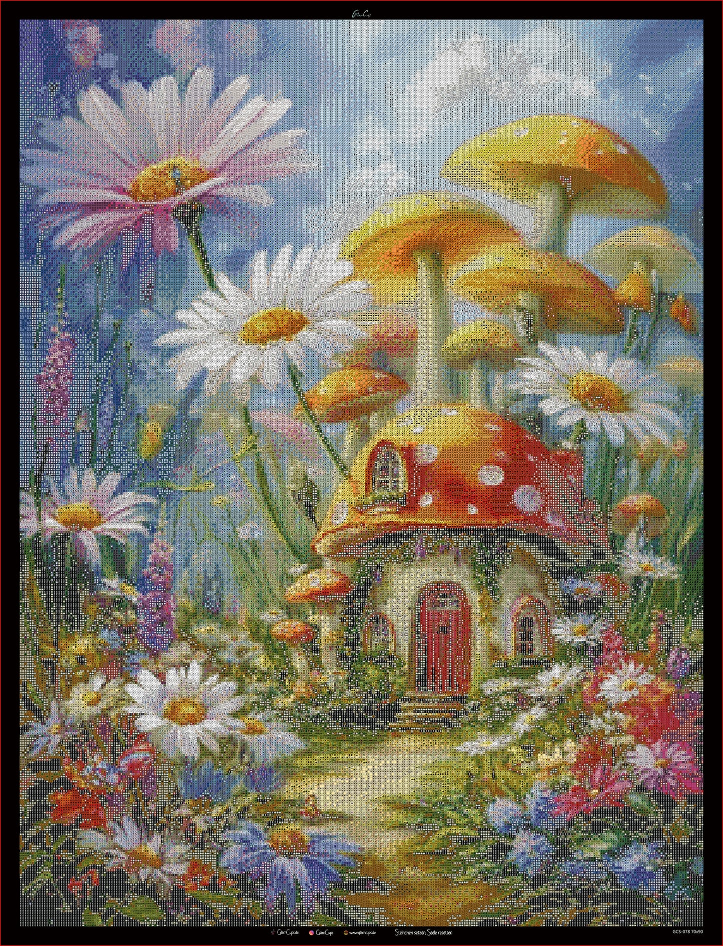 Diamond Painting "Wichtelhäuschen" 70x90cm