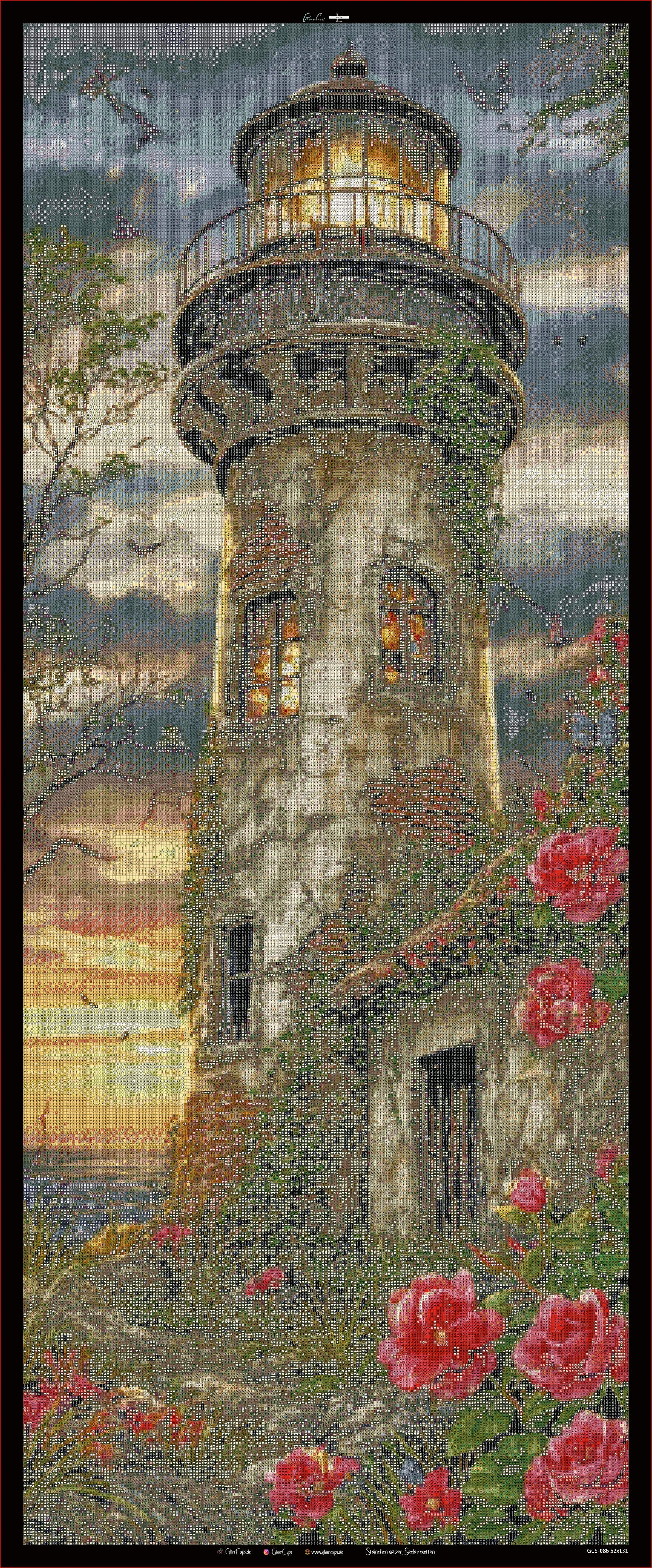 Diamond Painting "Licht der Verlorenen Küste" 52x131cm