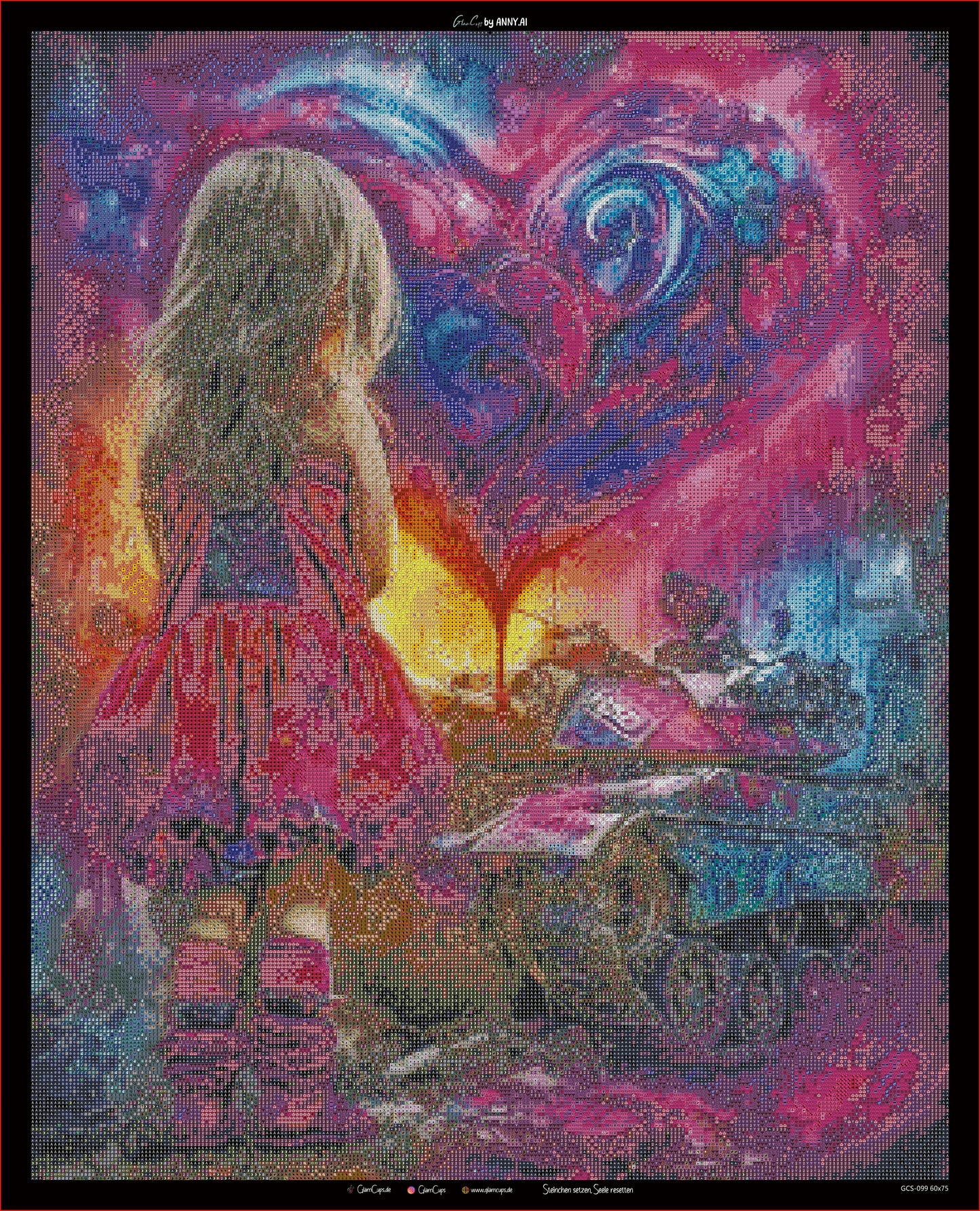 Diamond Painting "Broken World" (60x75) by Anny.ai