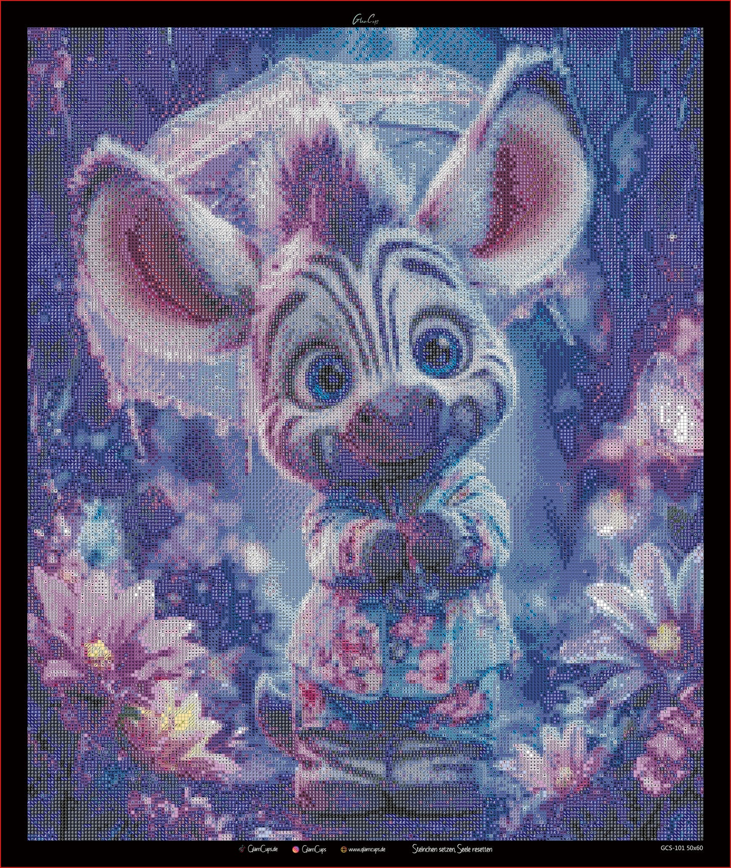 Diamond Painting "Sweet Zebra" (50x60) by Anny.ai