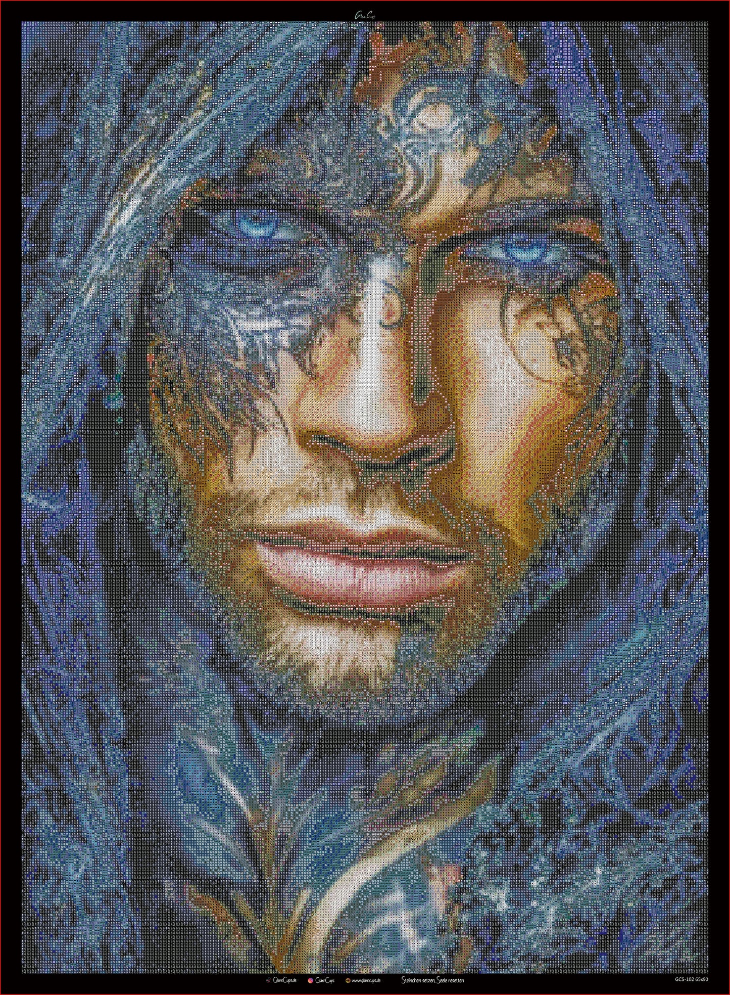 Diamond Painting "Der Blick der Schatten" (65x90) by Anny.ai