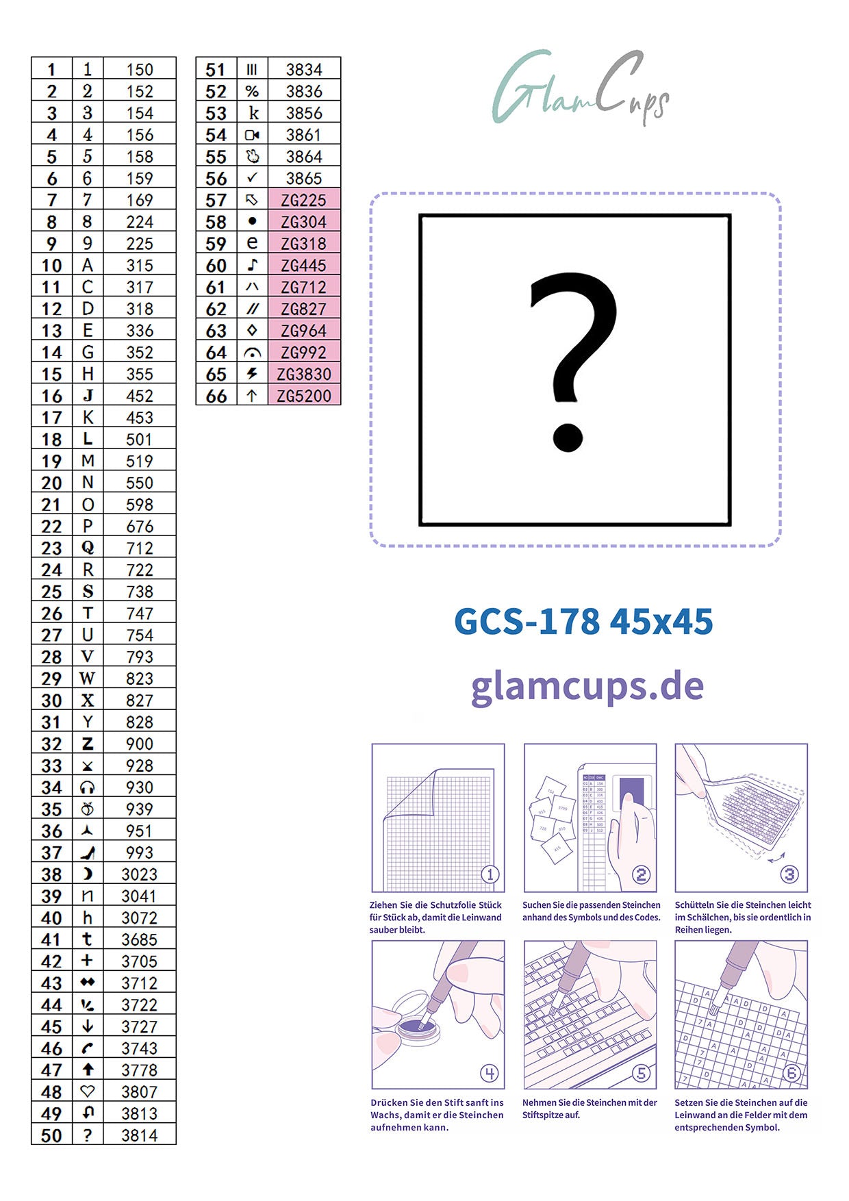 Glam Cups Adventsbox Diamond Painting