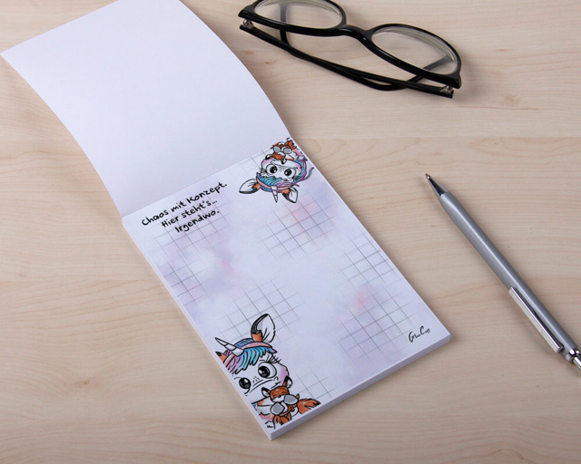 "Fuchsi" Block A6 25 Blatt