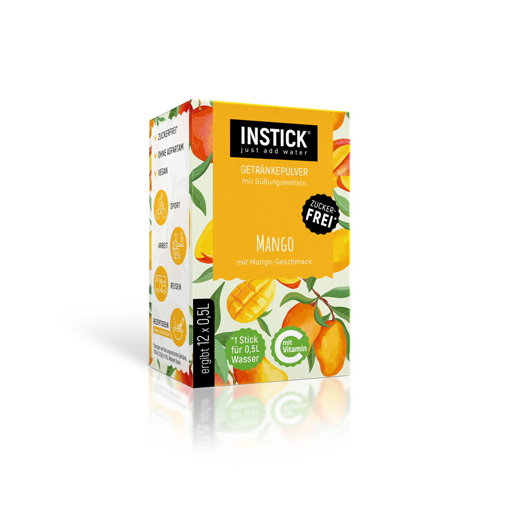 Mango für 12 x 0,5 L zuckerfreies Getränk