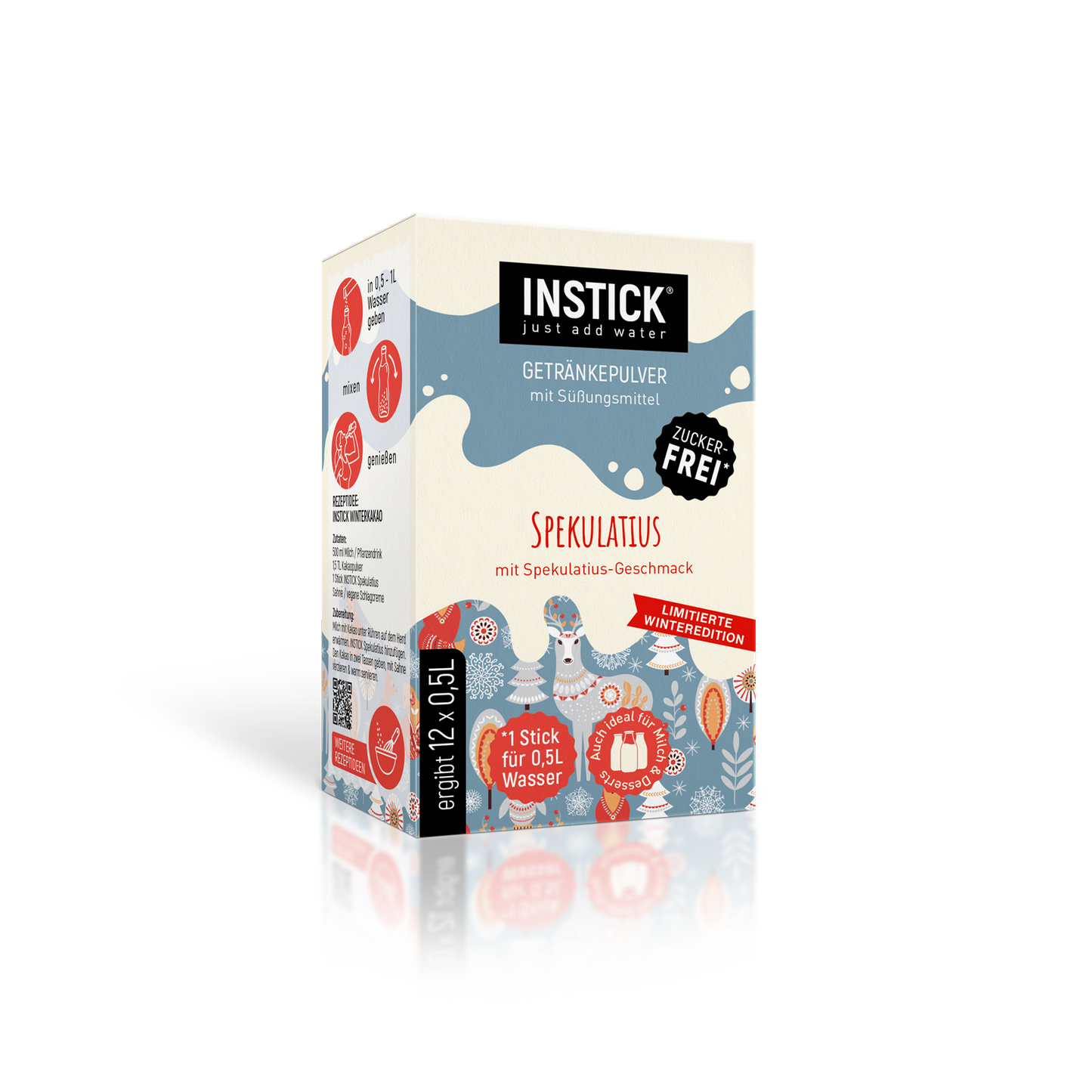 Spekulatius für 12 x 0,5 L zuckerfreies Getränk