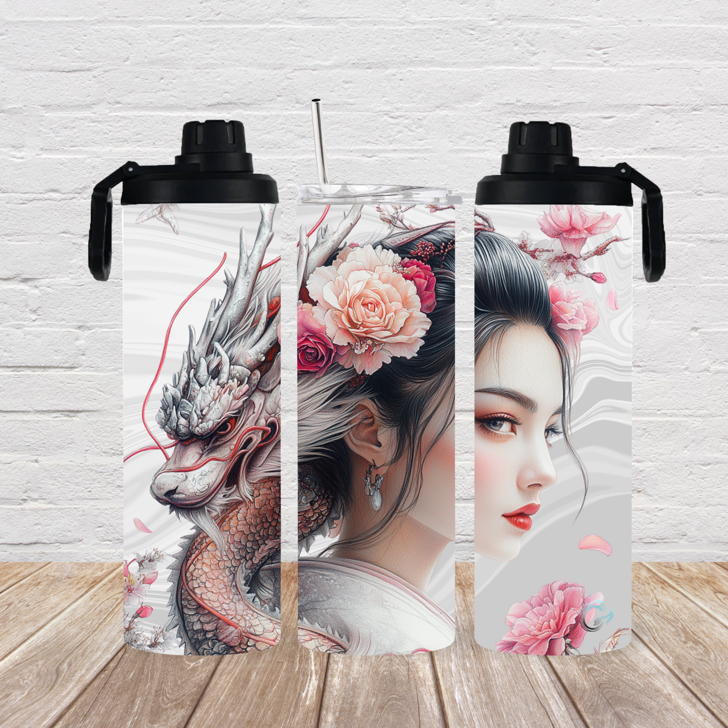 Drehverschluss 2 Deckel “Dragonlady“