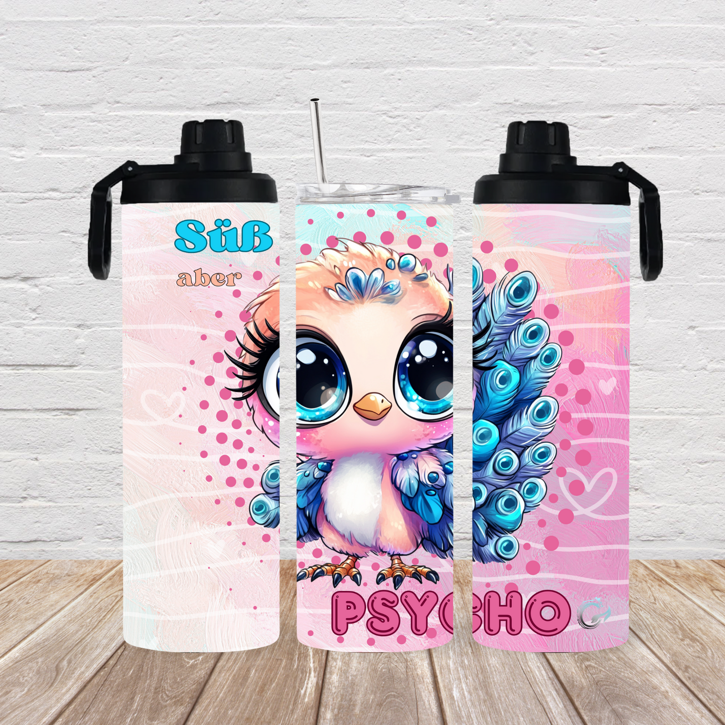 Drehverschluss 2 Deckel “Psycho by Trible C Design“