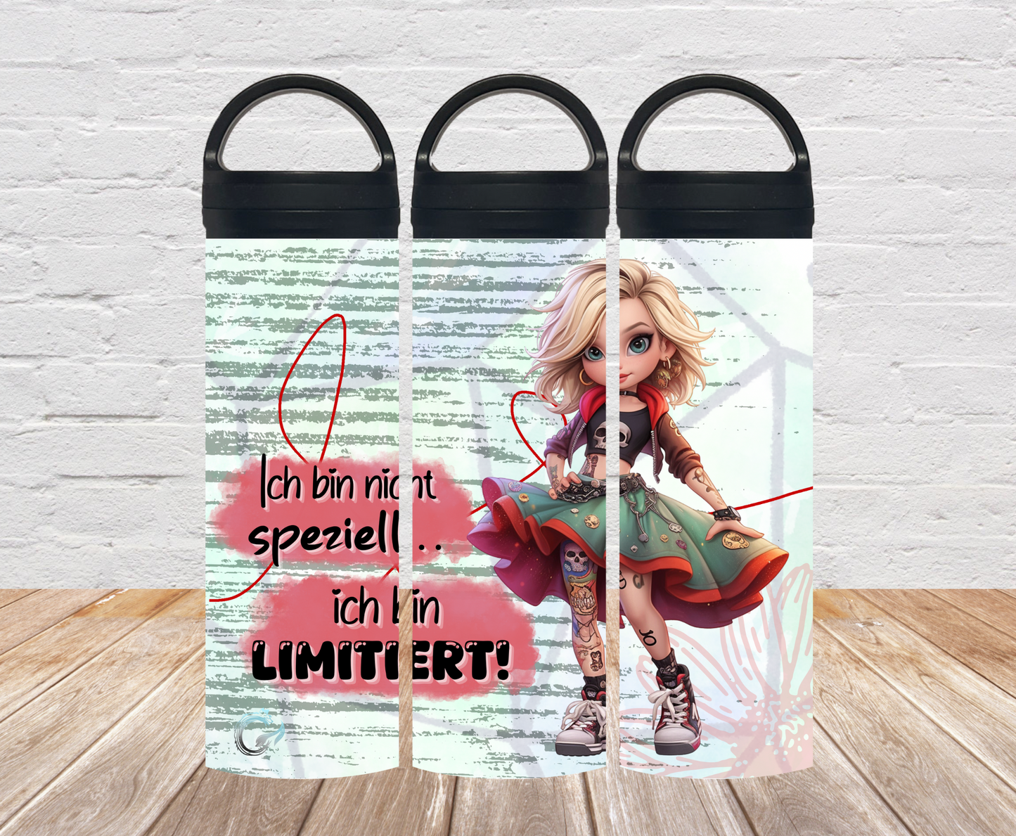 „Ich bin Einzigartig“ Thermosflasche 500ml / 700ml
