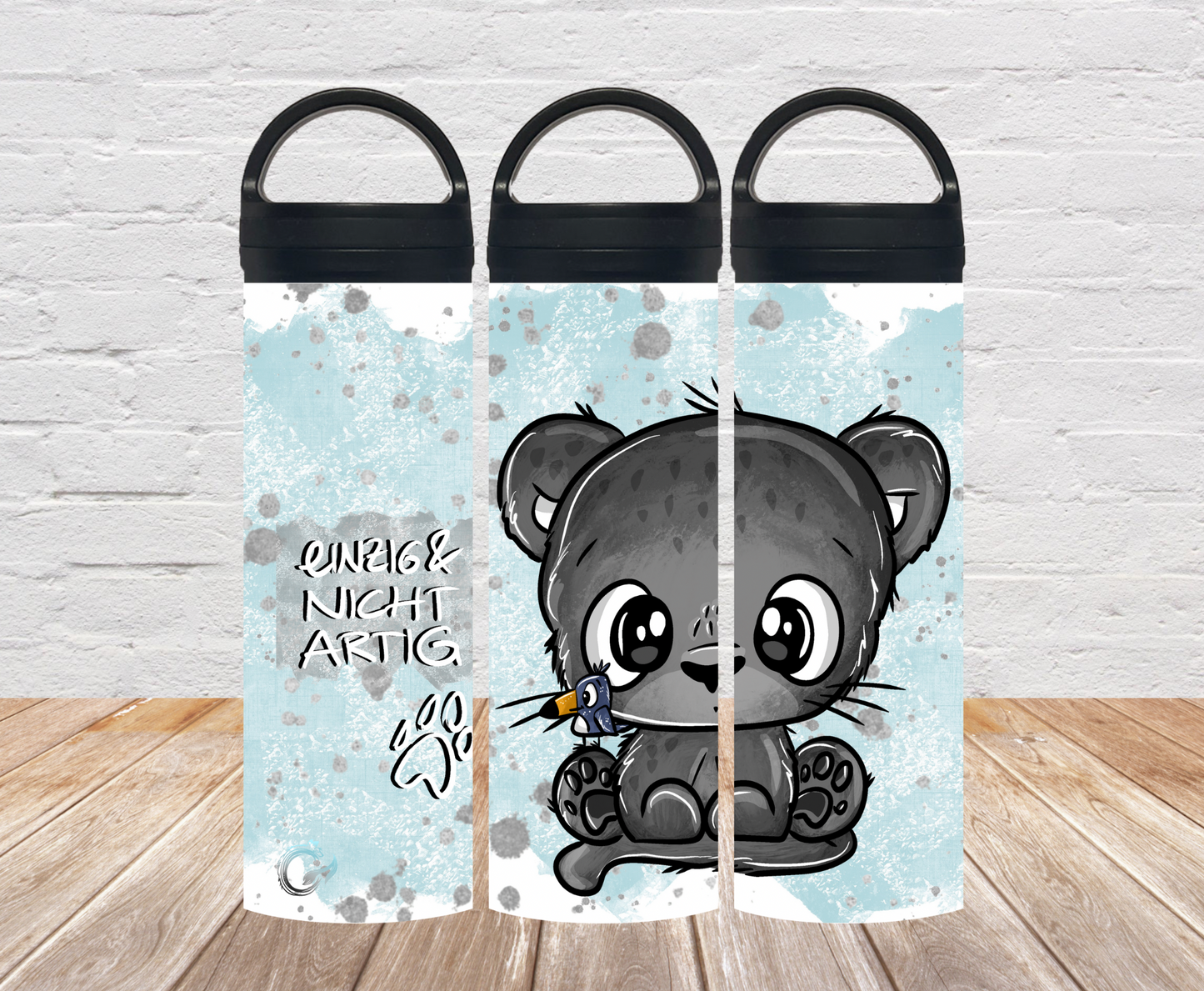 „einzig nicht artig“ Thermosflasche