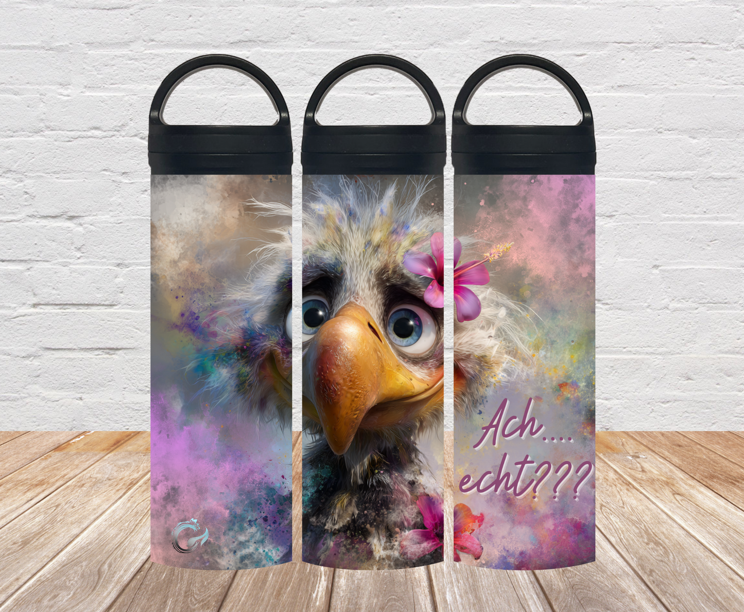 "Ach echt...“ Thermosflasche 500ml / 700m)