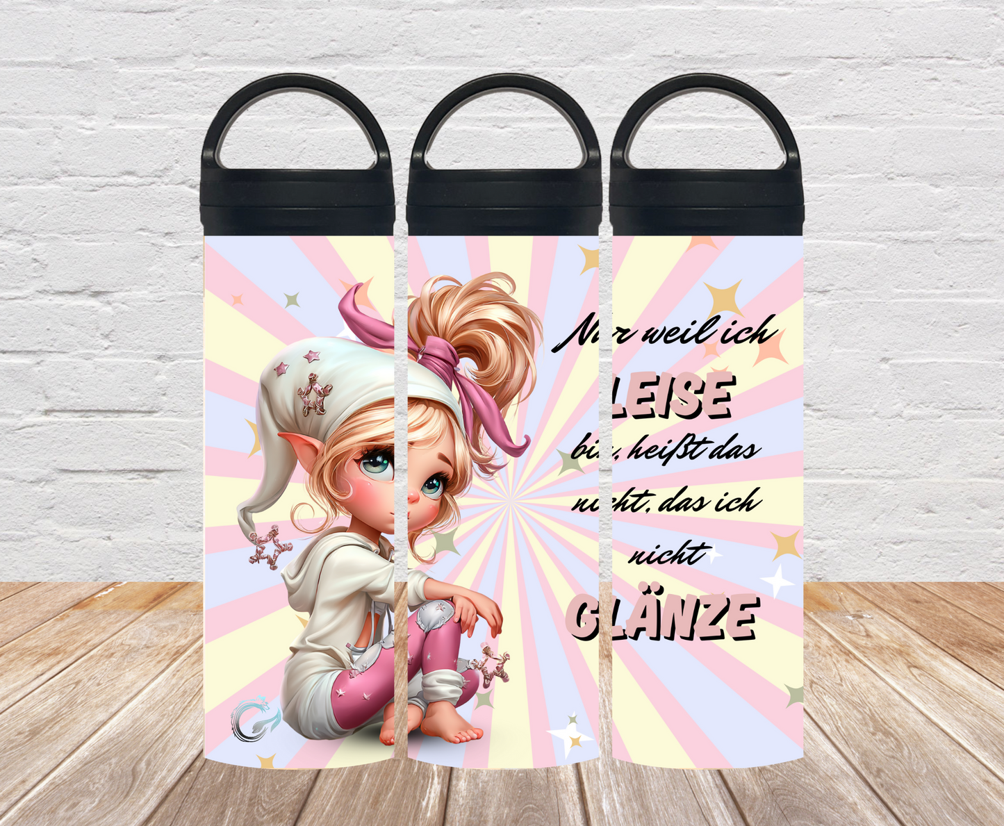 „leise glänzen“ Thermosflasche 500ml / 700ml