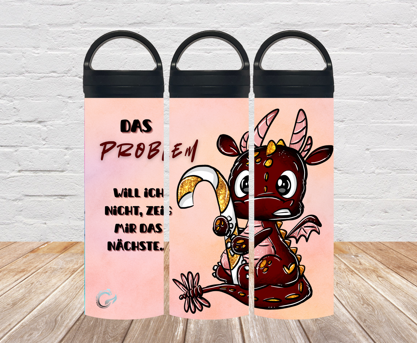 "Das Problem will ich nicht" Thermosflasche