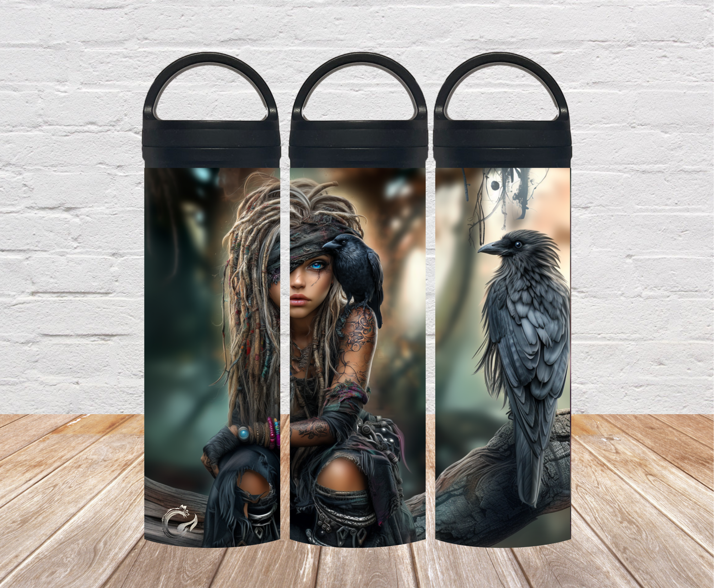 "Daughter of the Crow" Thermosflasche 500ml / 700ml